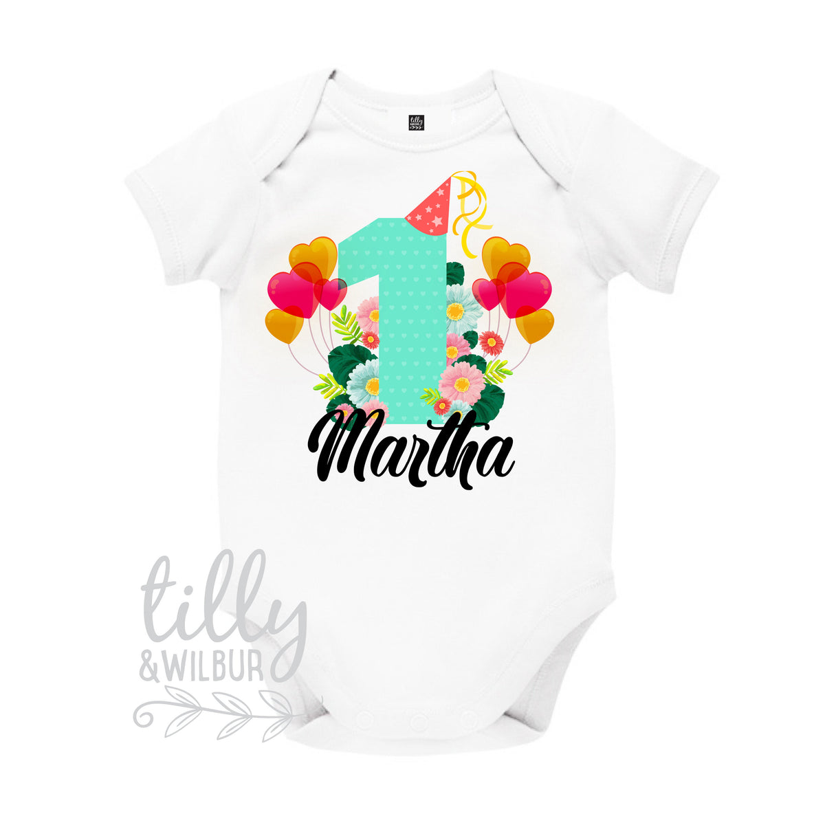 Personalised 1st Birthday Bodysuit, First Birthday Bodysuit, 1st Birthday Gift, First Birthday Gift, Baby's First Birthday, Baby Is One