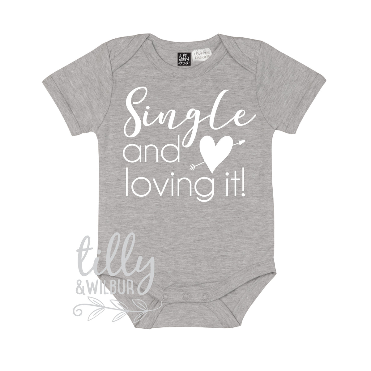 Single And Loving It Funny Baby Bodysuit, Valentine's Day Bodysuit, Valentine's Day Gift, Funny Baby Gift, 1st Valentine's Day, Hello Ladies