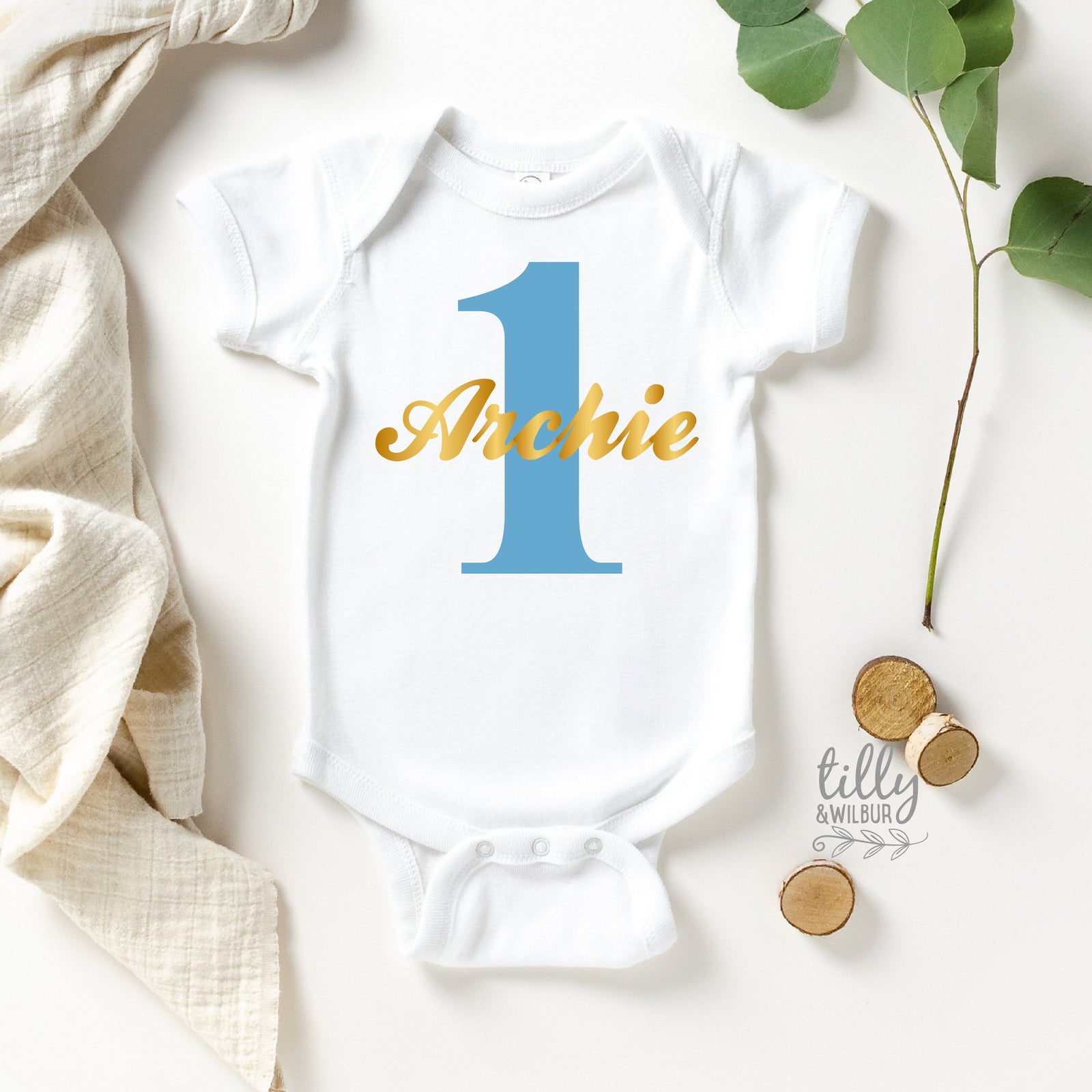 Personalised 1st Birthday Bodysuit, One Birthday Shirt, First Birthday Bodysuit For Boys, 1st Birthday Outfit, Birthday Boy, One Today, Boy