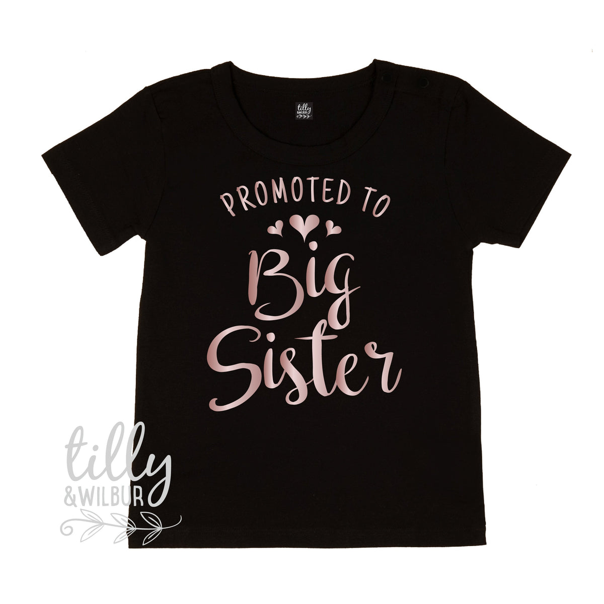 Promoted To Big Sister T-Shirt, Big Sis T-Shirt,  Big Sister Gift, Pregnancy Announcement Shirt, I'm Going To Be A Big Sister T-Shirt, Sis