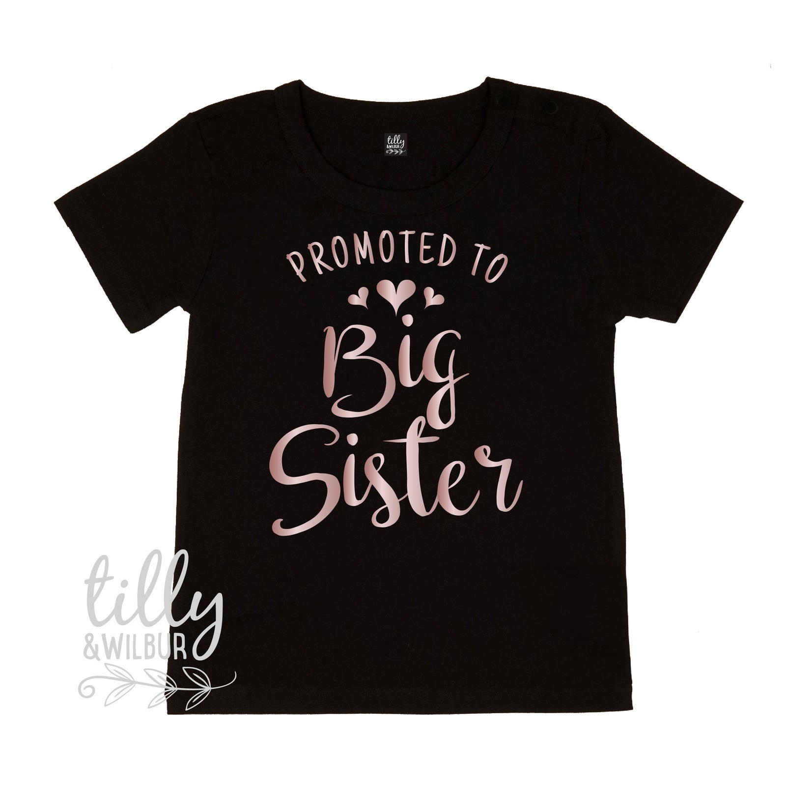 Promoted To Big Sister T-Shirt, Big Sis T-Shirt,  Big Sister Gift, Pregnancy Announcement Shirt, I'm Going To Be A Big Sister T-Shirt, Sis