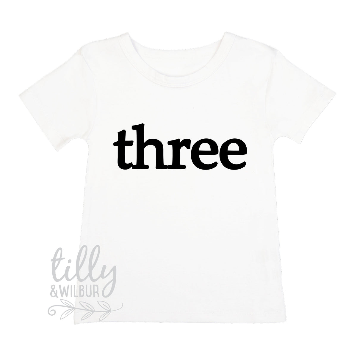 Three Birthday T-Shirt, 3rd Birthday Gift, Third Birthday Tee, Cake Smash Outfit, Three T-Shirt, 3 T-Shirt, Birthday Girl, Birthday Boy, 3