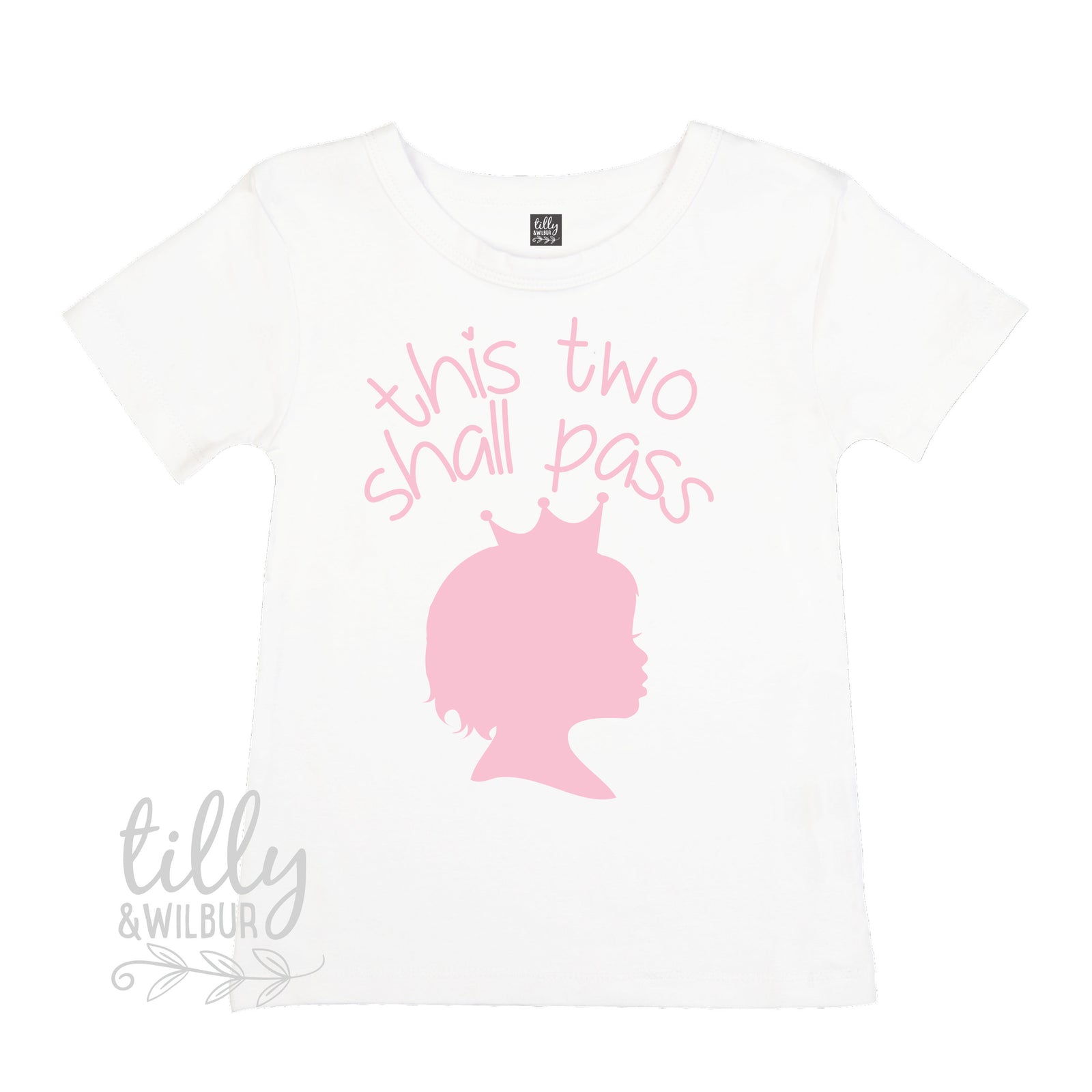 This Two Shall Pass Birthday T-Shirt, Terrible Twos Birthday T-Shirt, Two Birthday T-Shirt, 2nd Birthday Gift, Princess T-Shirt, Girls Gift