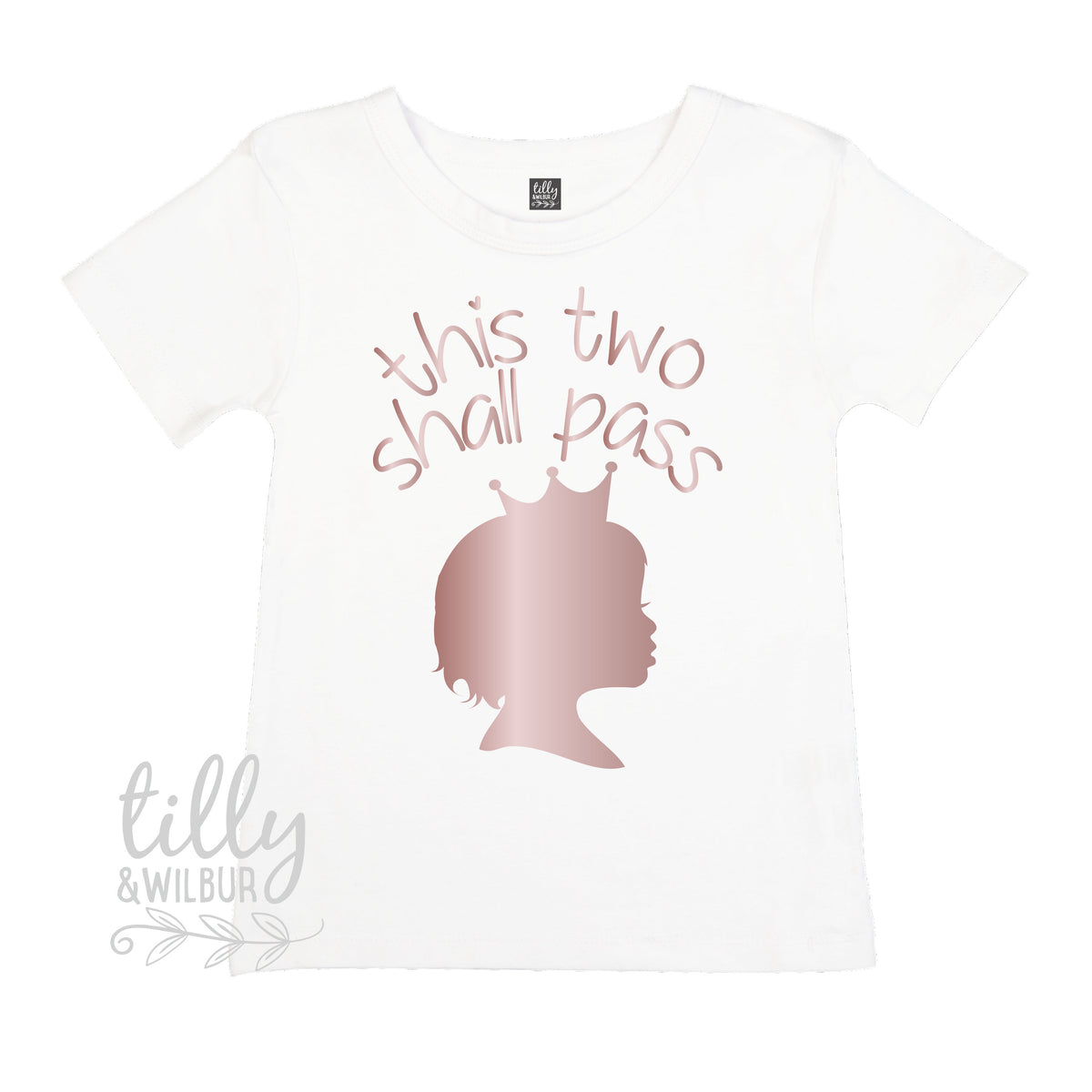 This Two Shall Pass Birthday T-Shirt, Terrible Twos Birthday T-Shirt, Two Birthday T-Shirt, 2nd Birthday Gift, Princess T-Shirt, Girls Gift