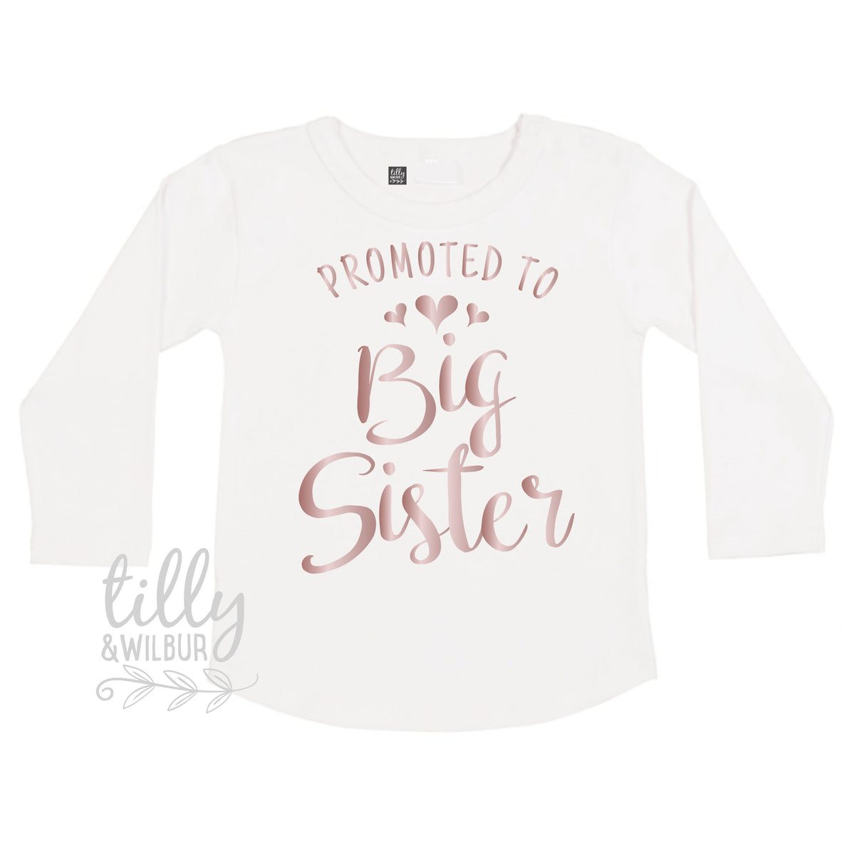 Promoted To Big Sister T-Shirt, Big Sis T-Shirt,  Big Sister Gift, Pregnancy Announcement Shirt, I'm Going To Be A Big Sister T-Shirt, Sis