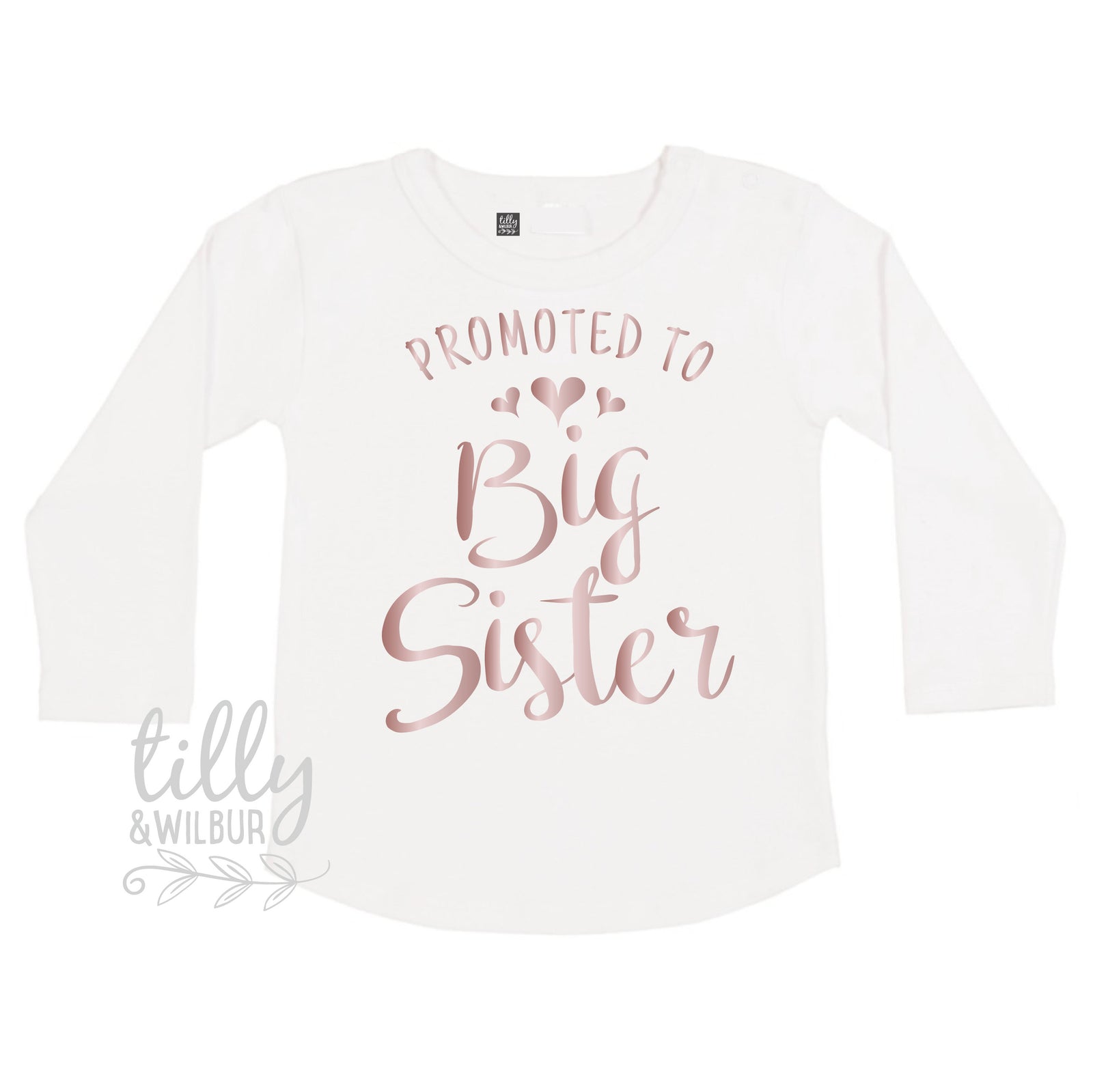 Promoted To Big Sister T-Shirt, Big Sis T-Shirt,  Big Sister Gift, Pregnancy Announcement Shirt, I'm Going To Be A Big Sister T-Shirt, Sis