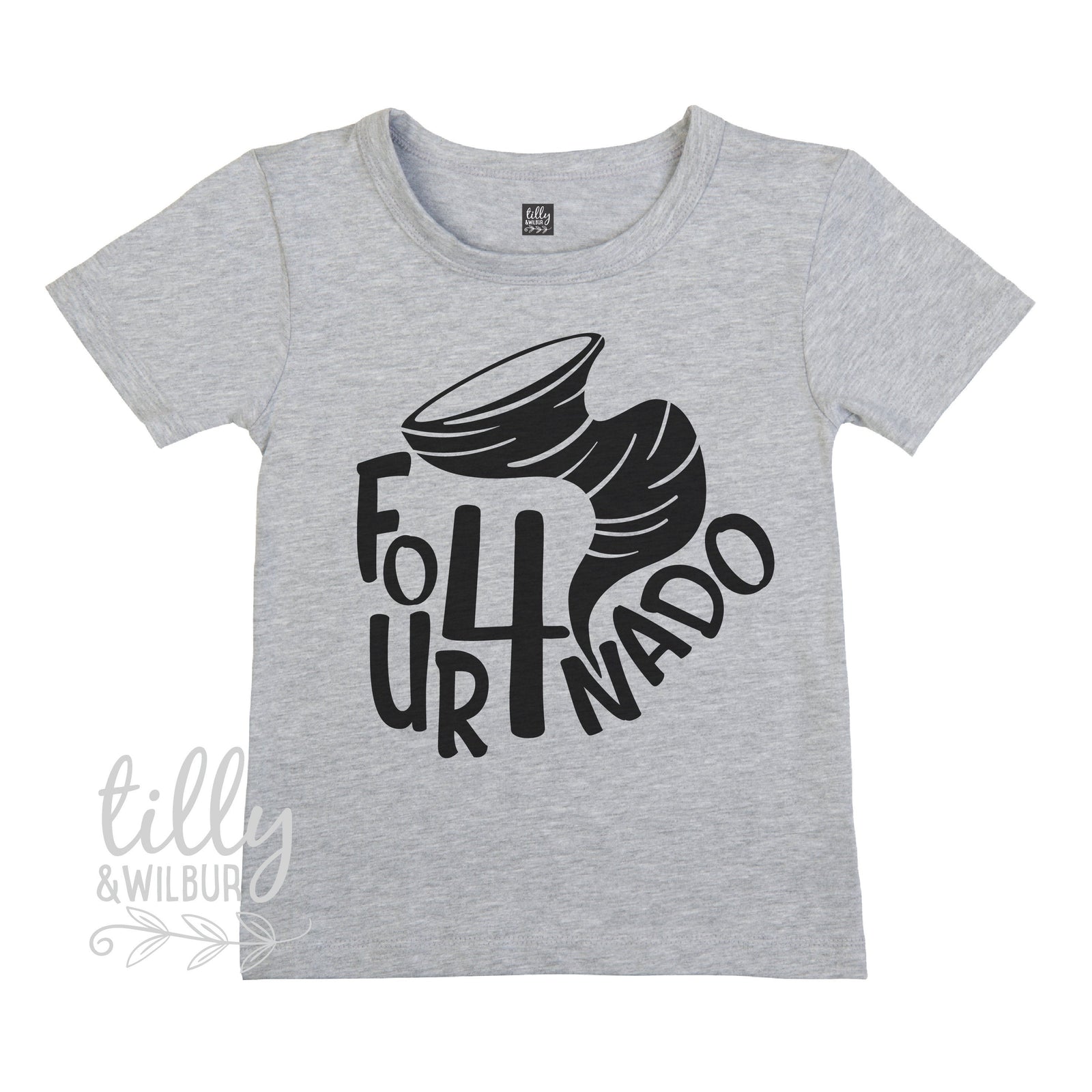 Fournado Birthday T-Shirt, Four Nado Birthday Shirt, 4th Birthday Gift, Four Birthday T-Shirt, 4th Birthday Tee, 4 Year Old Birthday Gift