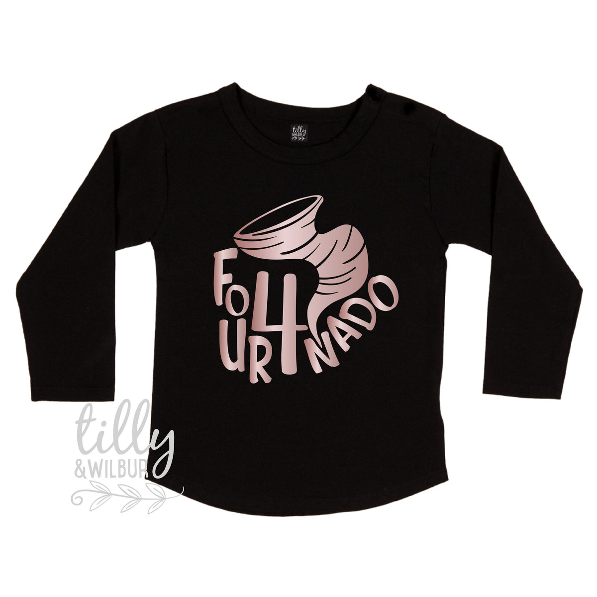 Fournado Birthday T-Shirt, Four Nado Birthday Shirt, 4th Birthday Gift, Four Birthday T-Shirt, 4th Birthday Tee, 4 Year Old Birthday Gift