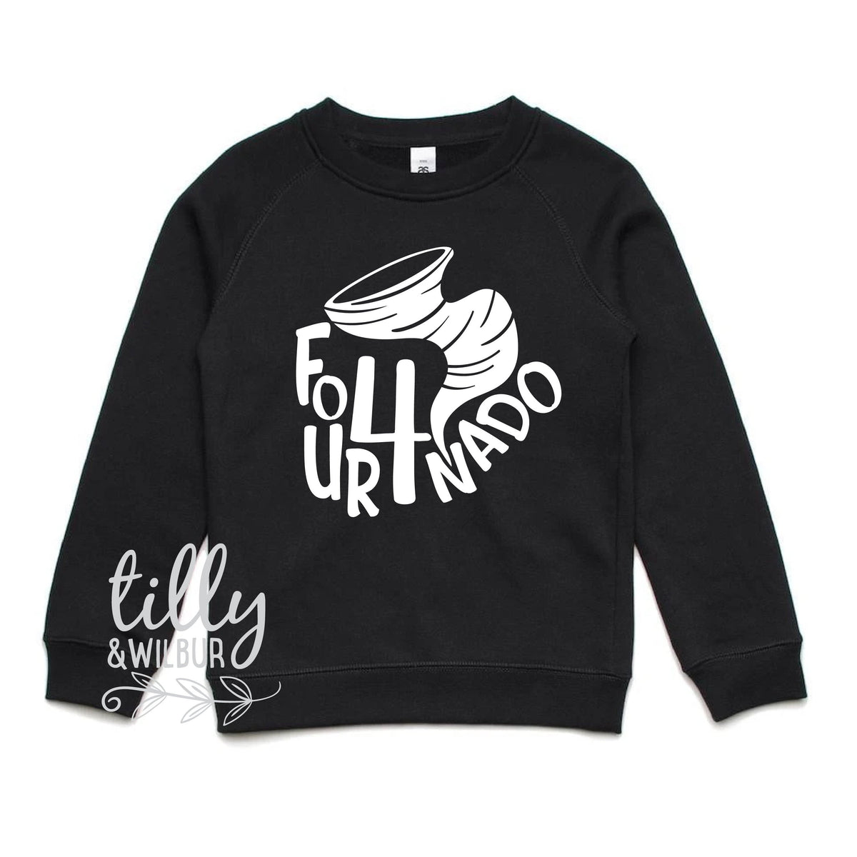 Fournado Birthday Sweatshirt, Four Nado Birthday Jumper, 4th Birthday Gift, Four Birthday Shirt, 4th Birthday Tee, 4 Year Old Birthday Gift