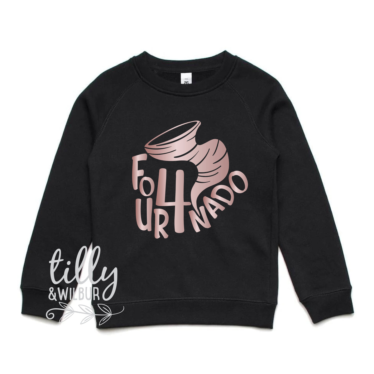 Fournado Birthday Sweatshirt, Four Nado Birthday Jumper, 4th Birthday Gift, Four Birthday Shirt, 4th Birthday Tee, 4 Year Old Birthday Gift