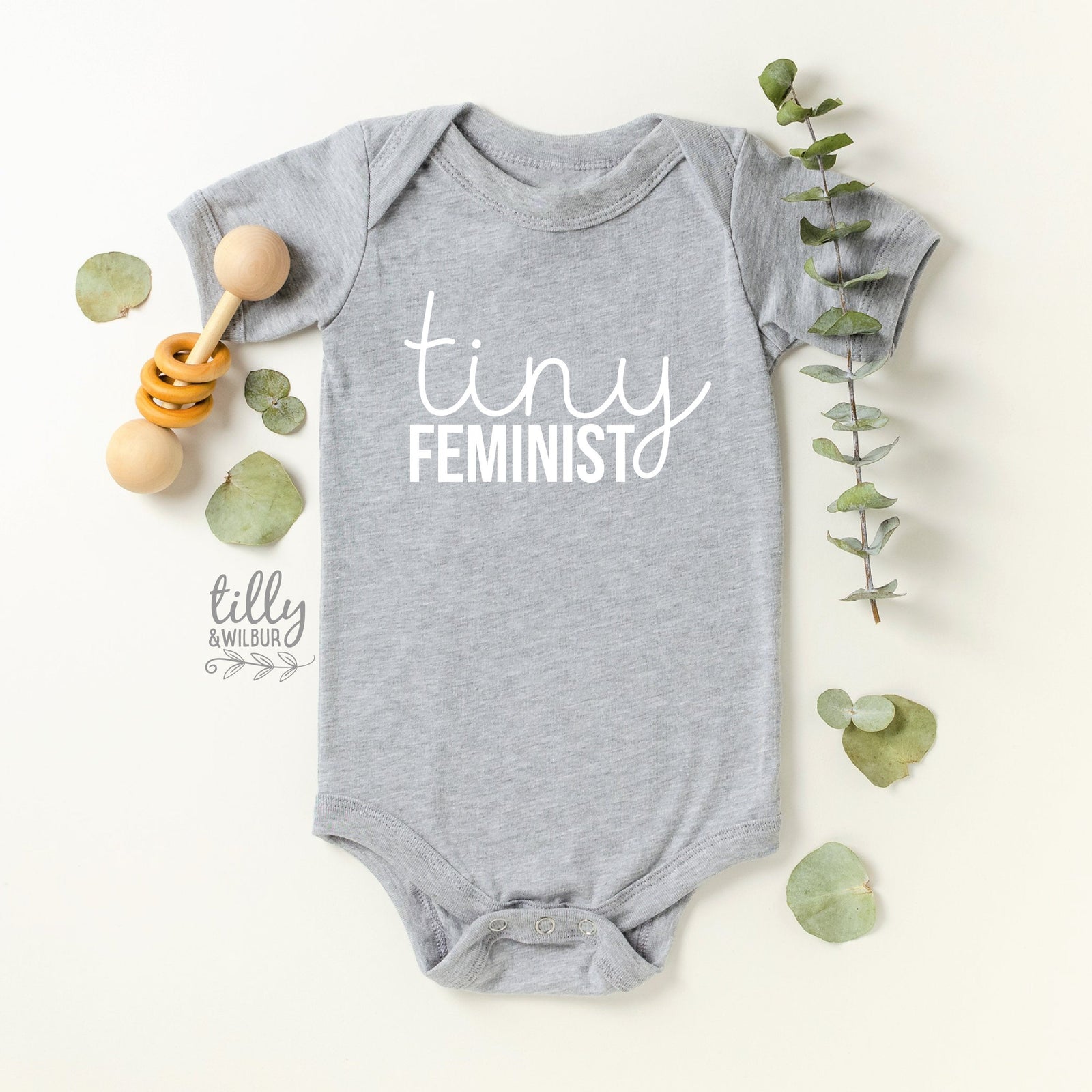 Tiny Feminist Baby Bodysuit, Feminist Baby Gift, Strong Women, Feminism, Girls Rule The World, Girl Power, Little Feminist, Funny Baby Gift
