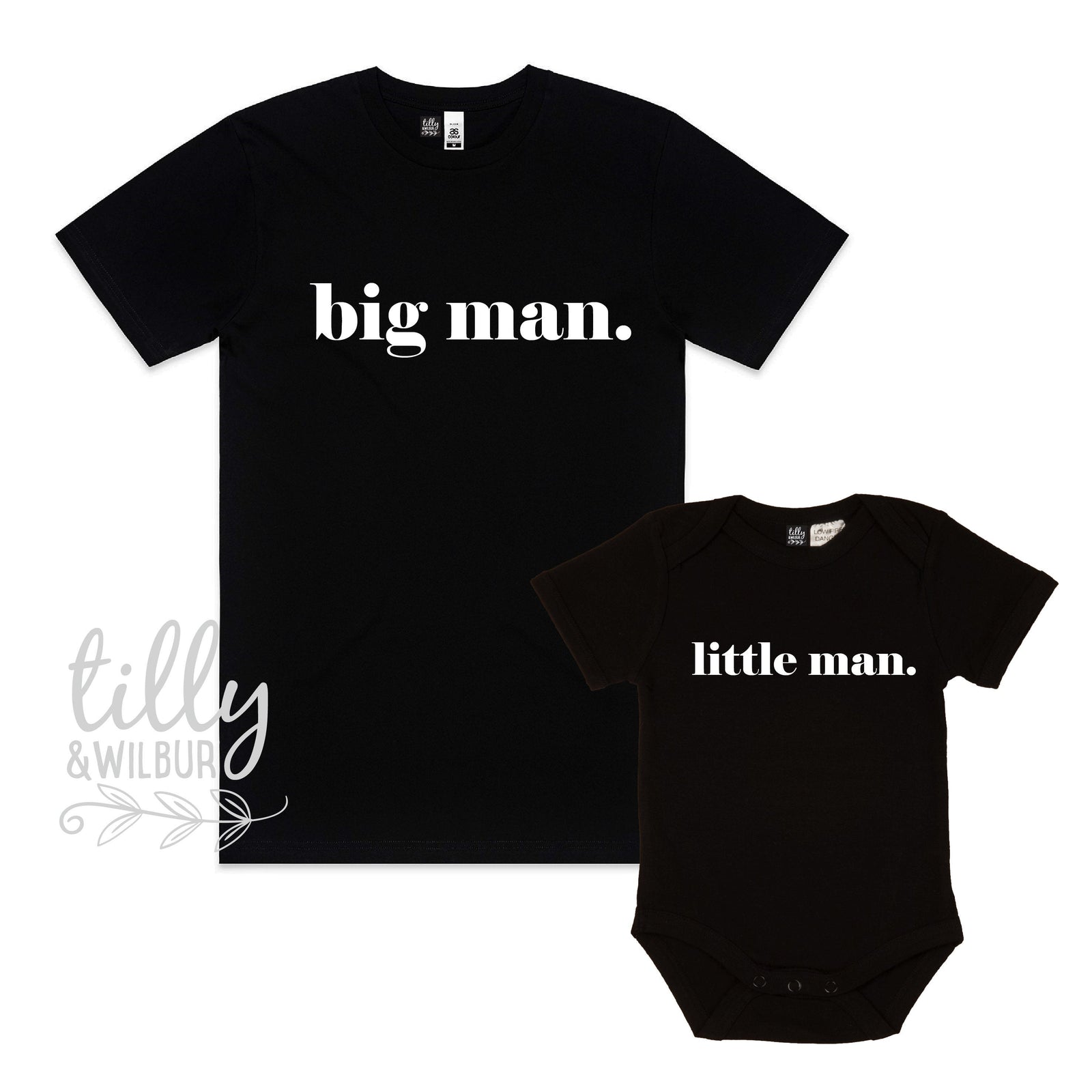 Big Man Little Man Father Son Matching Shirts, Matching Dad And Baby, Matching Dad And Kid, Father's Day Gift, Newborn Gift, New Dad T-Shirt