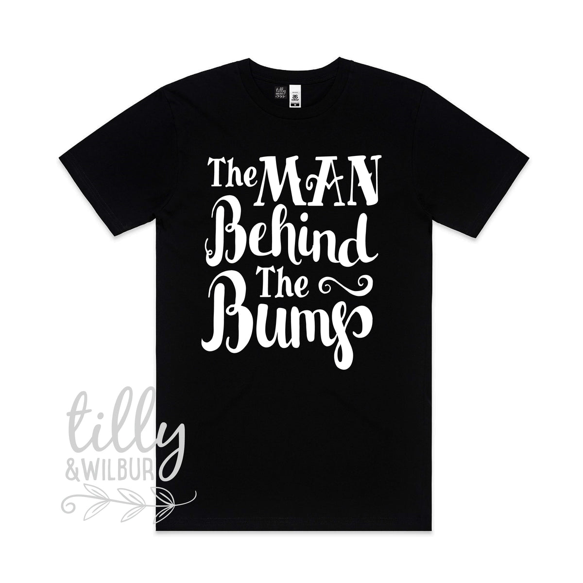 The Man Behind The Bump Men's Pregnancy Announcement T-shirt, Pregnancy Announcement T-Shirt, I'm going to be a Dad, Dad To Be, New Dad Gift