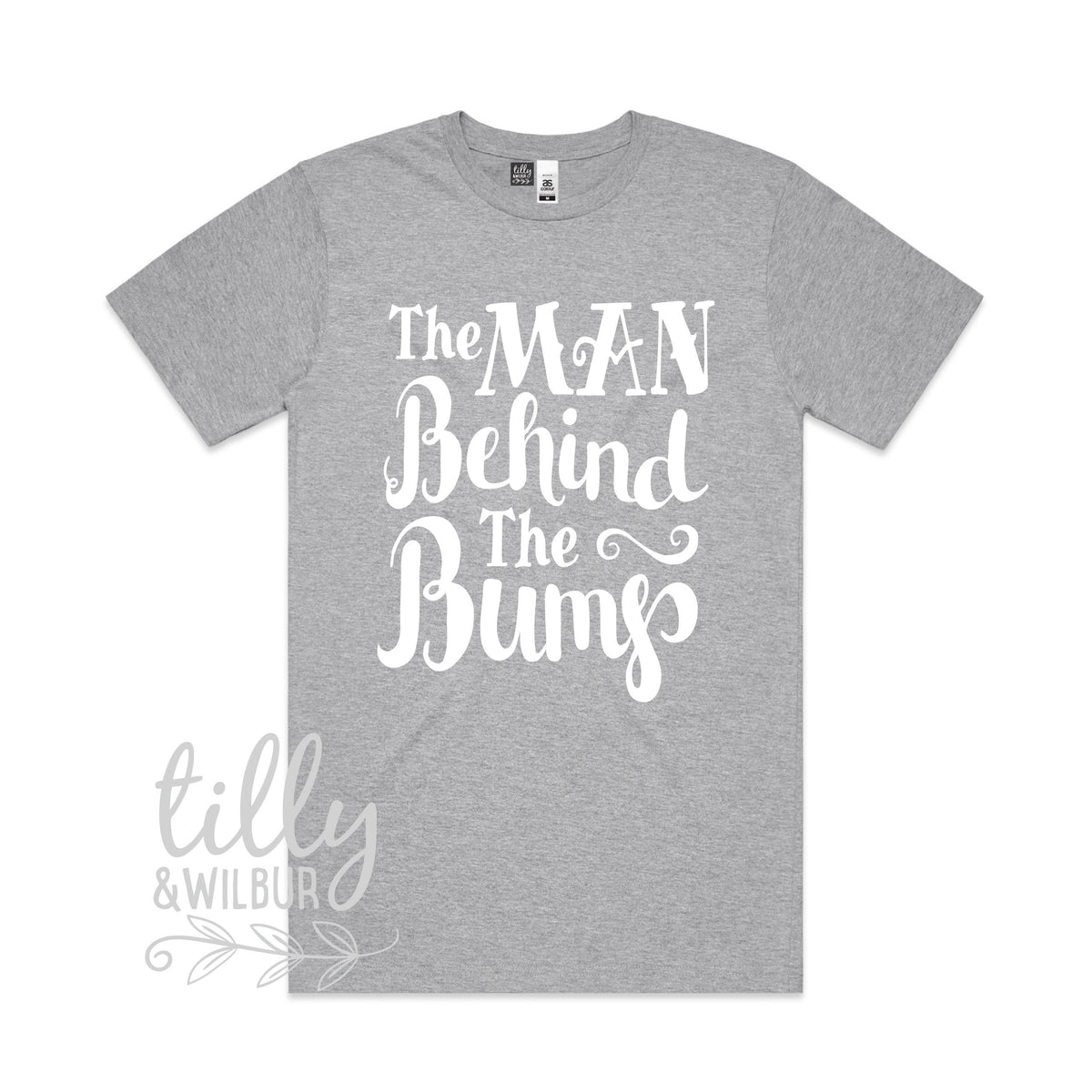The Man Behind The Bump Men's Pregnancy Announcement T-shirt, Pregnancy Announcement T-Shirt, I'm going to be a Dad, Dad To Be, New Dad Gift