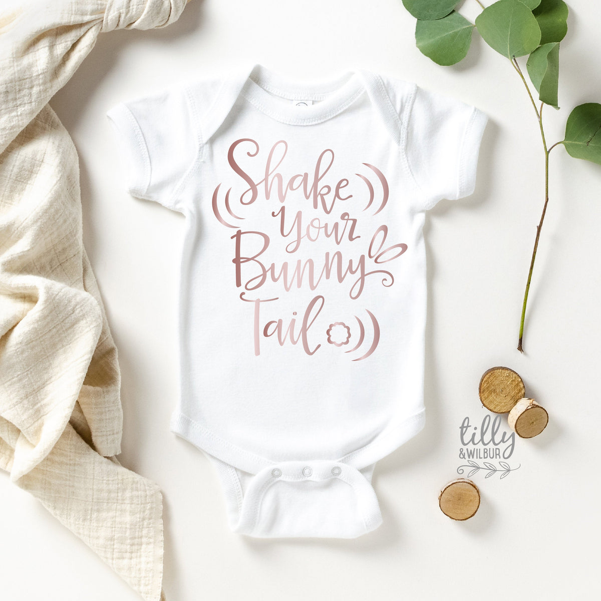 Shake Your Bunny Tail Easter Baby Bodysuit, Easter Bodysuit, First Easter Baby Bodysuit, Newborn Easter Gift, 1st Easter Gift, Baby Easter