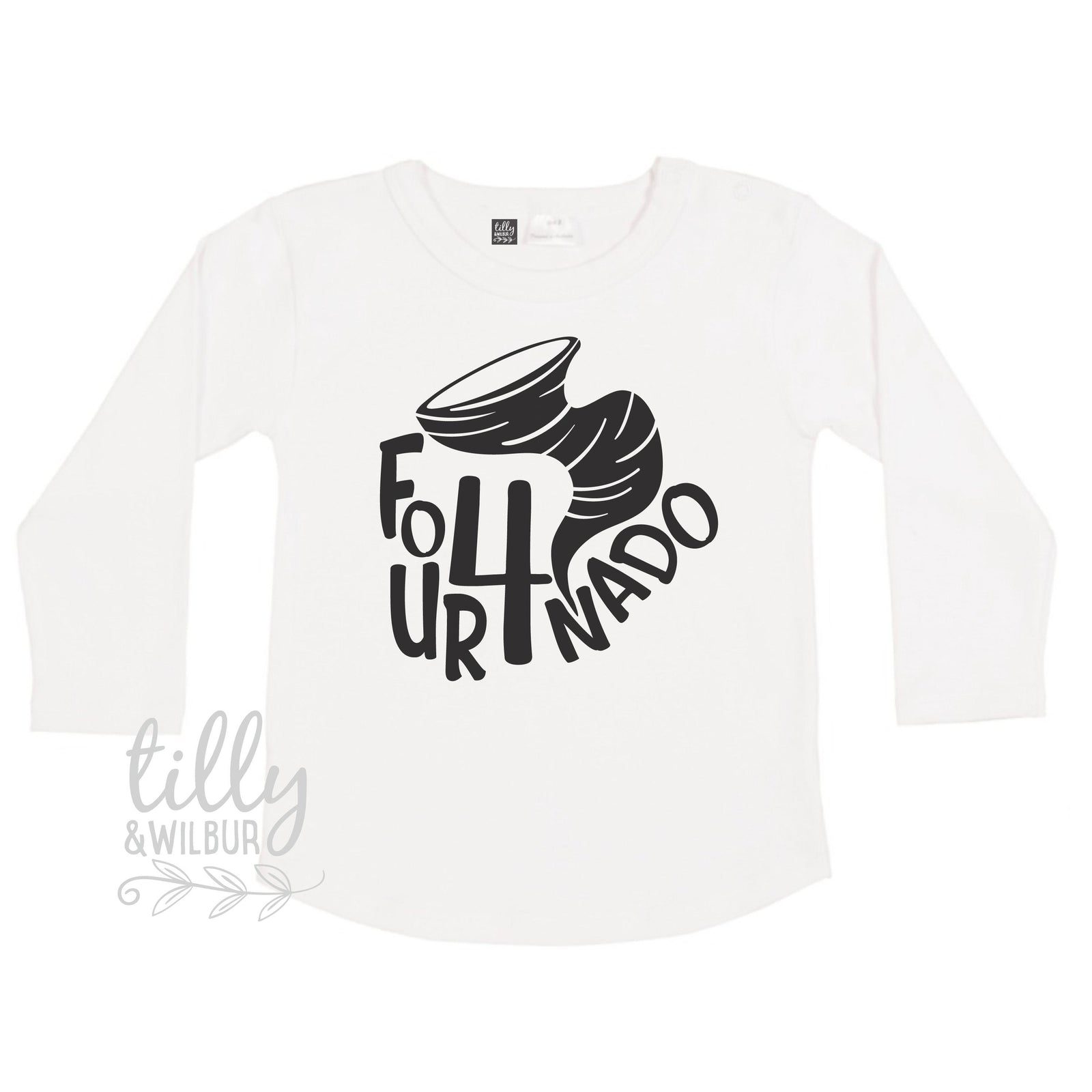 Fournado Birthday T-Shirt, Four Nado Birthday Shirt, 4th Birthday Gift, Four Birthday T-Shirt, 4th Birthday Tee, 4 Year Old Birthday Gift