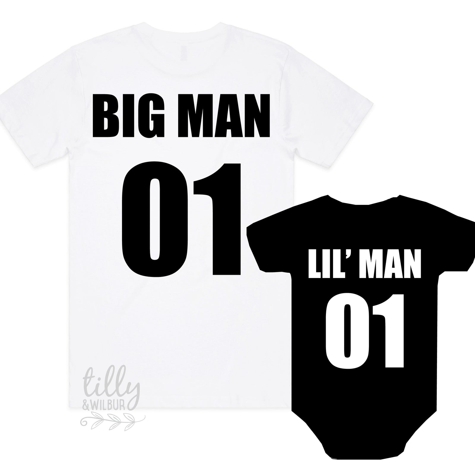 Big Man Lil' Man, Father Son Matching Shirts, Matching Dad Baby, Matchy Matchy, Sibling Set, Father's Day Gift, Daddy Daughter, New Dad Gift