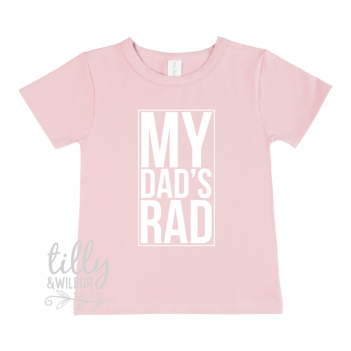My Dad's Rad Father's Day T-Shirt For Girls, Father's Day Outfit, Daddy I Love You Happy Father's Day, Father's Day Shirt, Best Dad Ever,