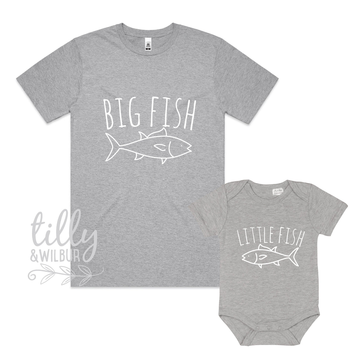 Big Fish Little Fish Father Son Matching Shirts, Big Fish Little Fish, Matching Dad And Baby, Matching Dad And Kid, Father's Day Gift, Daddy