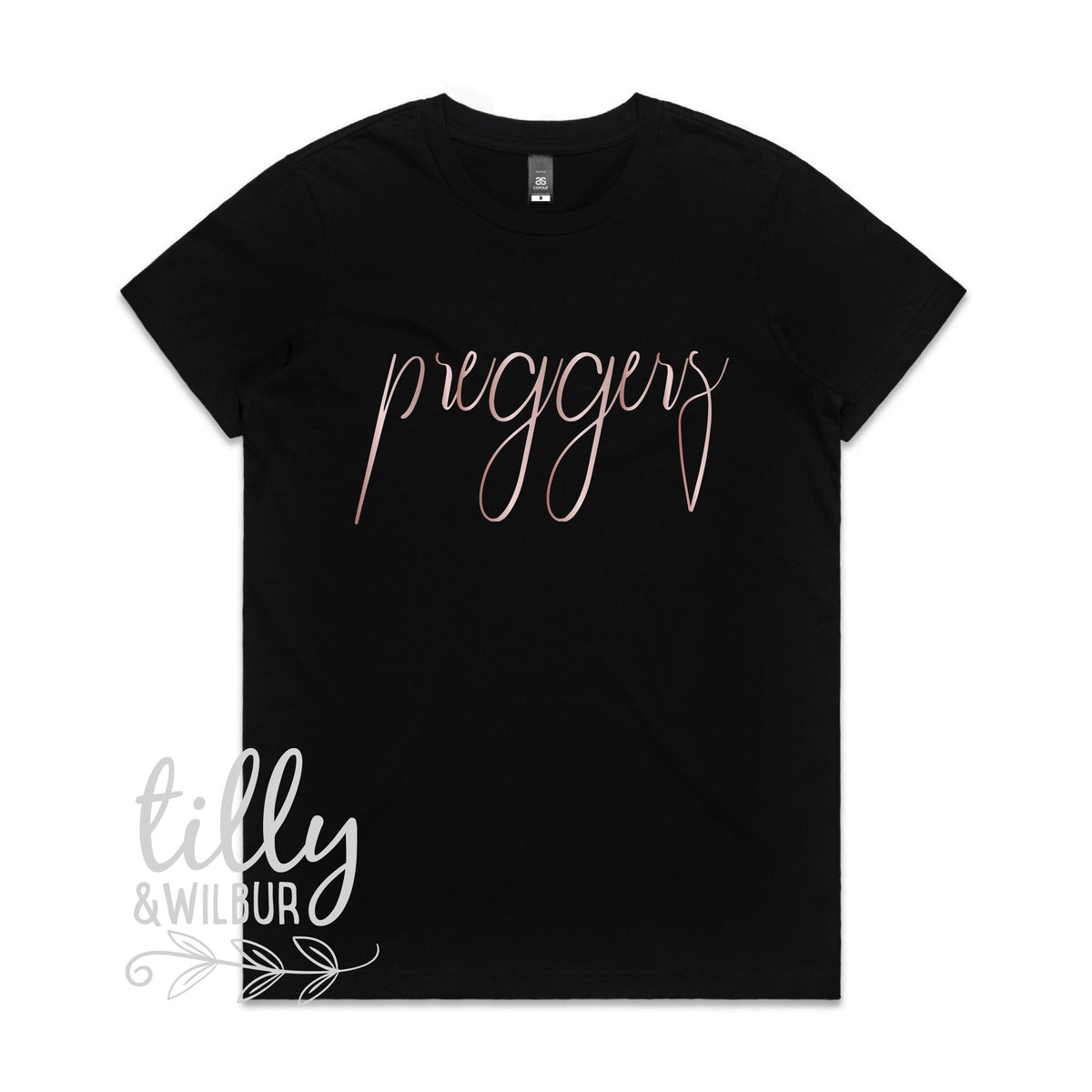 Preggers Women's T-Shirt, Pregnancy Announcement T-Shirt, Pregnancy T-Shirt, We're Having A Baby, Announcement Tee, I'm Pregnant,
