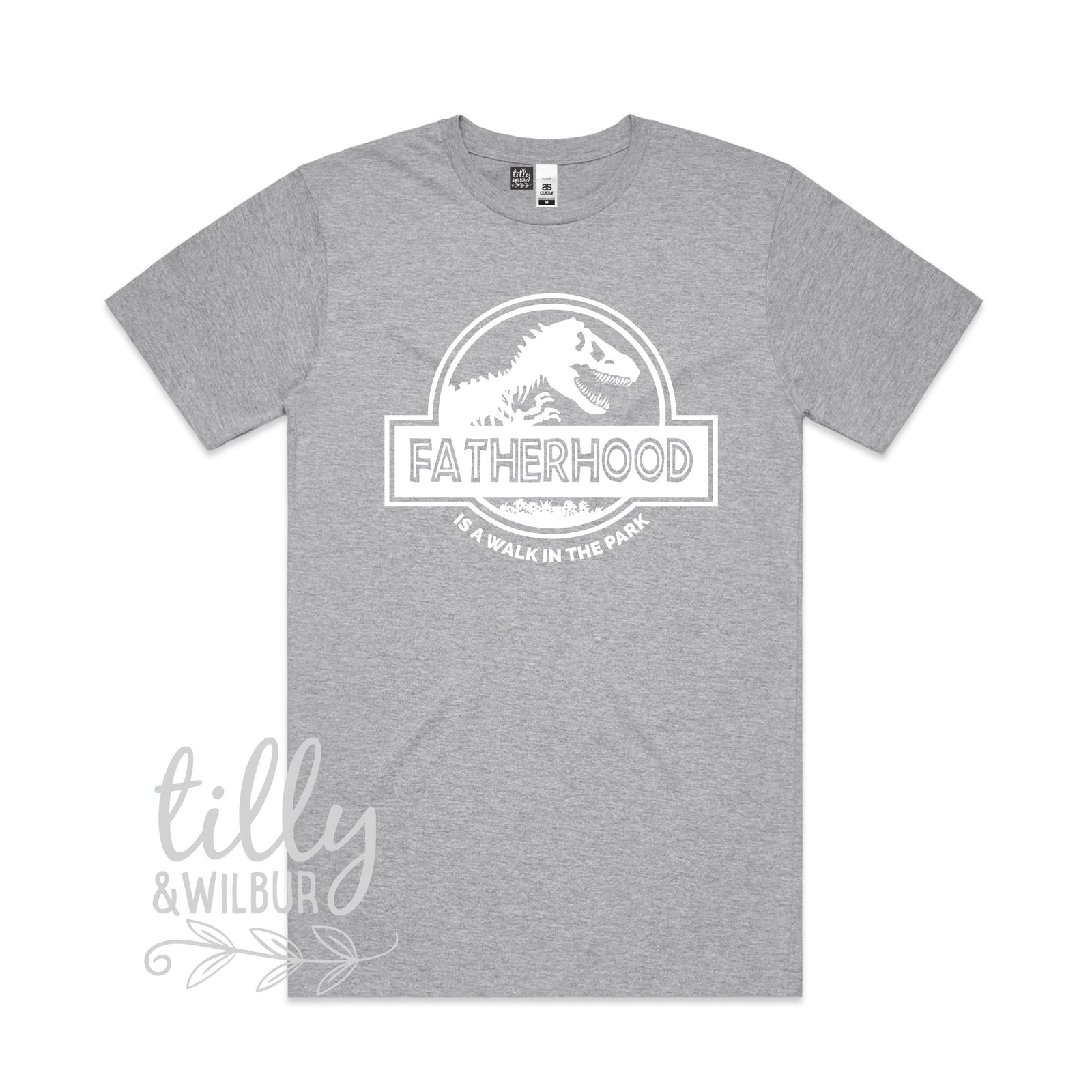 Fatherhood Is A Walk In The Park Men's T-Shirt, Father's Day Gift, Dad Gift, Jurassic Park T-Shirt, Dinosaur T-Shirt, Dad Birthday, Dino Tee