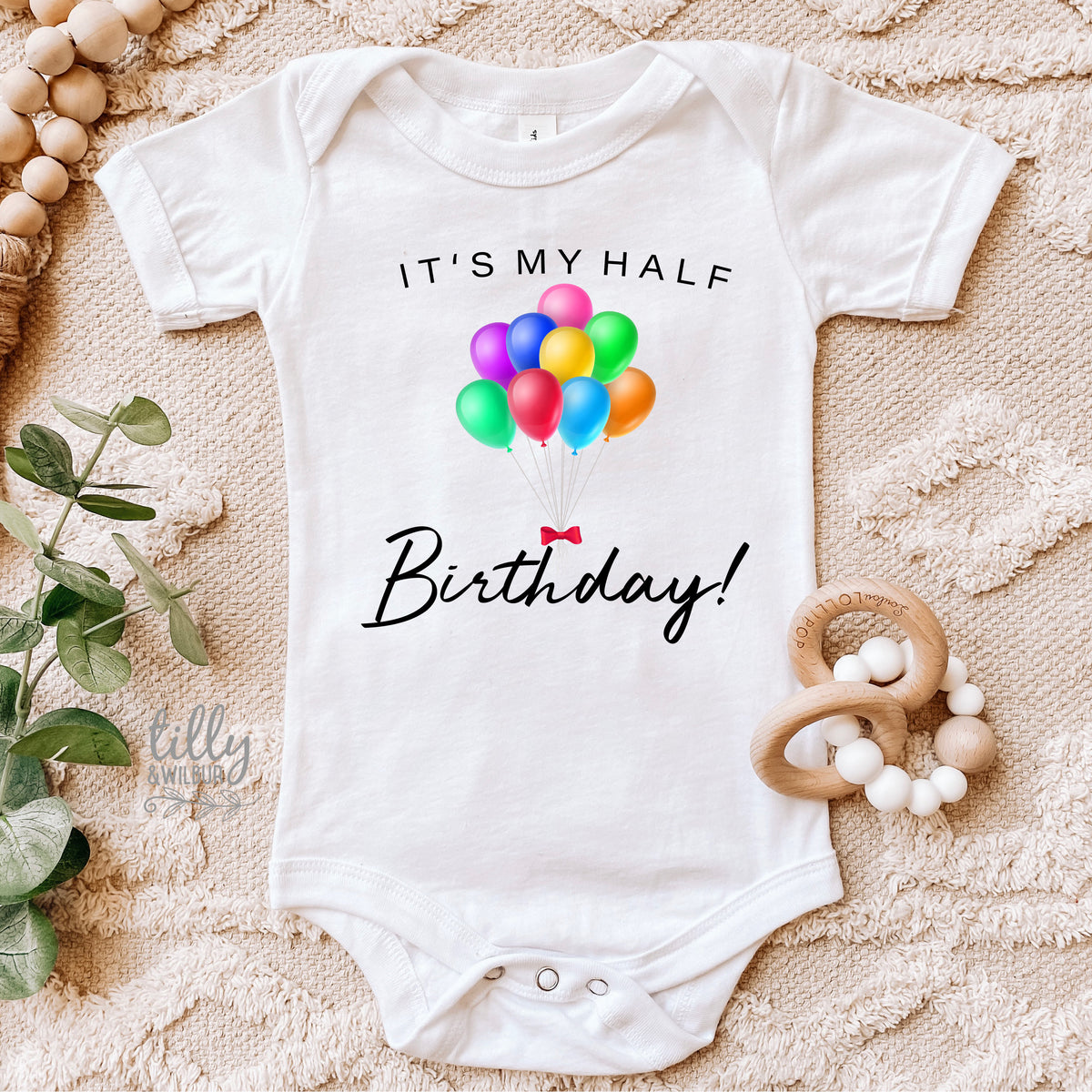 Half Birthday Bodysuit, It's My Half Birthday Bodysuit, 6 Month Birthday Baby Bodysuit, Birthday Baby Bodysuit, Half Birthday Baby Shirt