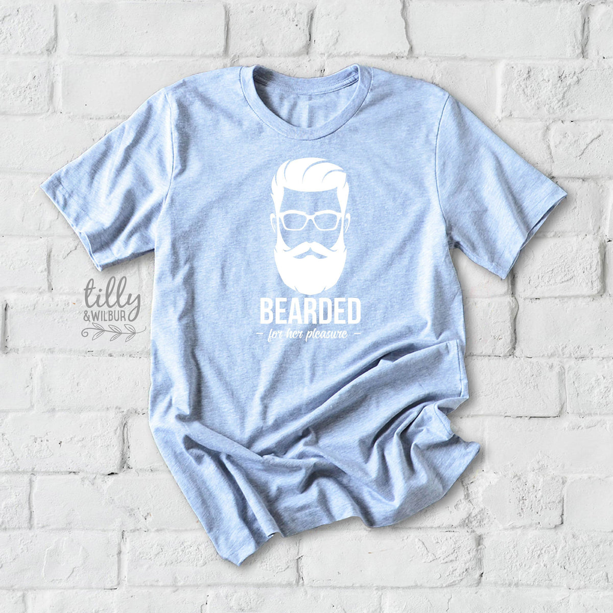 Bearded For Her Pleasure T-Shirt, Funny Beard T-Shirt For Men, Funny Men's Gift, T-Shirt For Men, Men's Beard T-Shirt, Men's Birthday Shirt