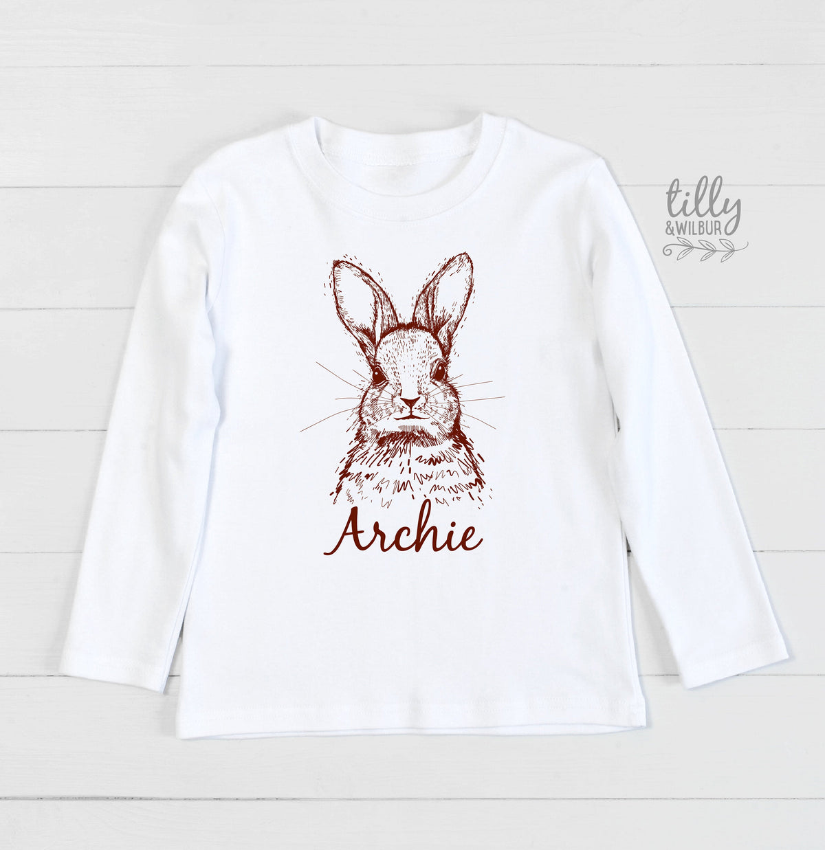 Personalised Easter Rabbit T-Shirt For Boys, Easter T-Shirt, Boys Easter Gift, Boys Easter Shirt, Hip Hop Boys Easter Clothing, Easter Shirt