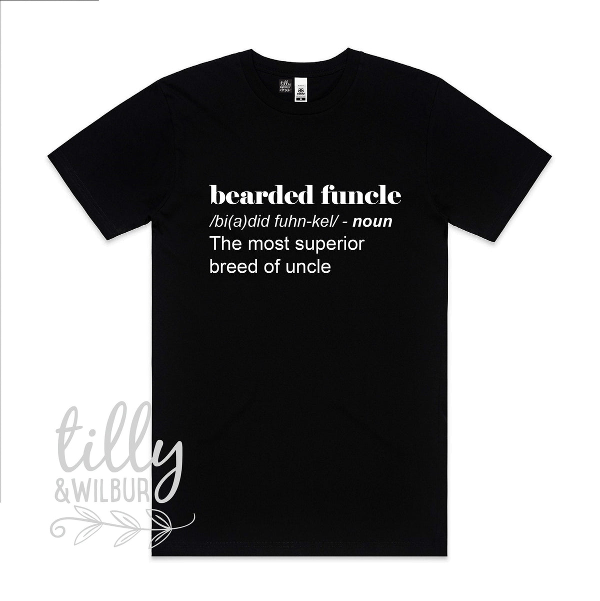 Bearded Uncle T-Shirt, The Most Superior Breed Of Uncle, Just Like A Normal Uncle Only Way Cooler T-Shirt, Funny Uncle Gift, Uncle Christmas