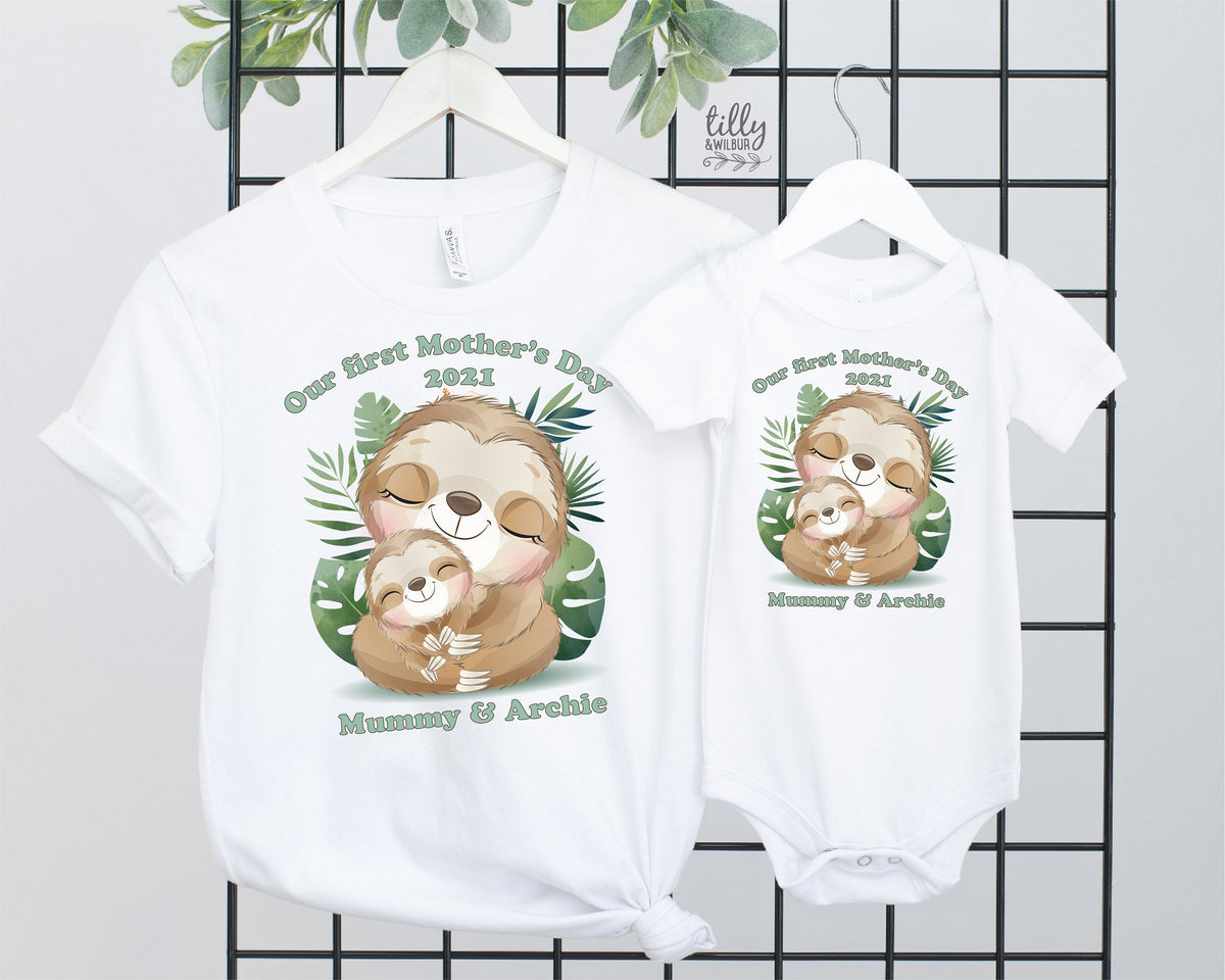 Our First Mother's Day 2021 Matching Outfits, Mother And Baby Mother's Day T-Shirts, Mothers Day Gift, Mummy & Me Matching, 1st Mother's Day
