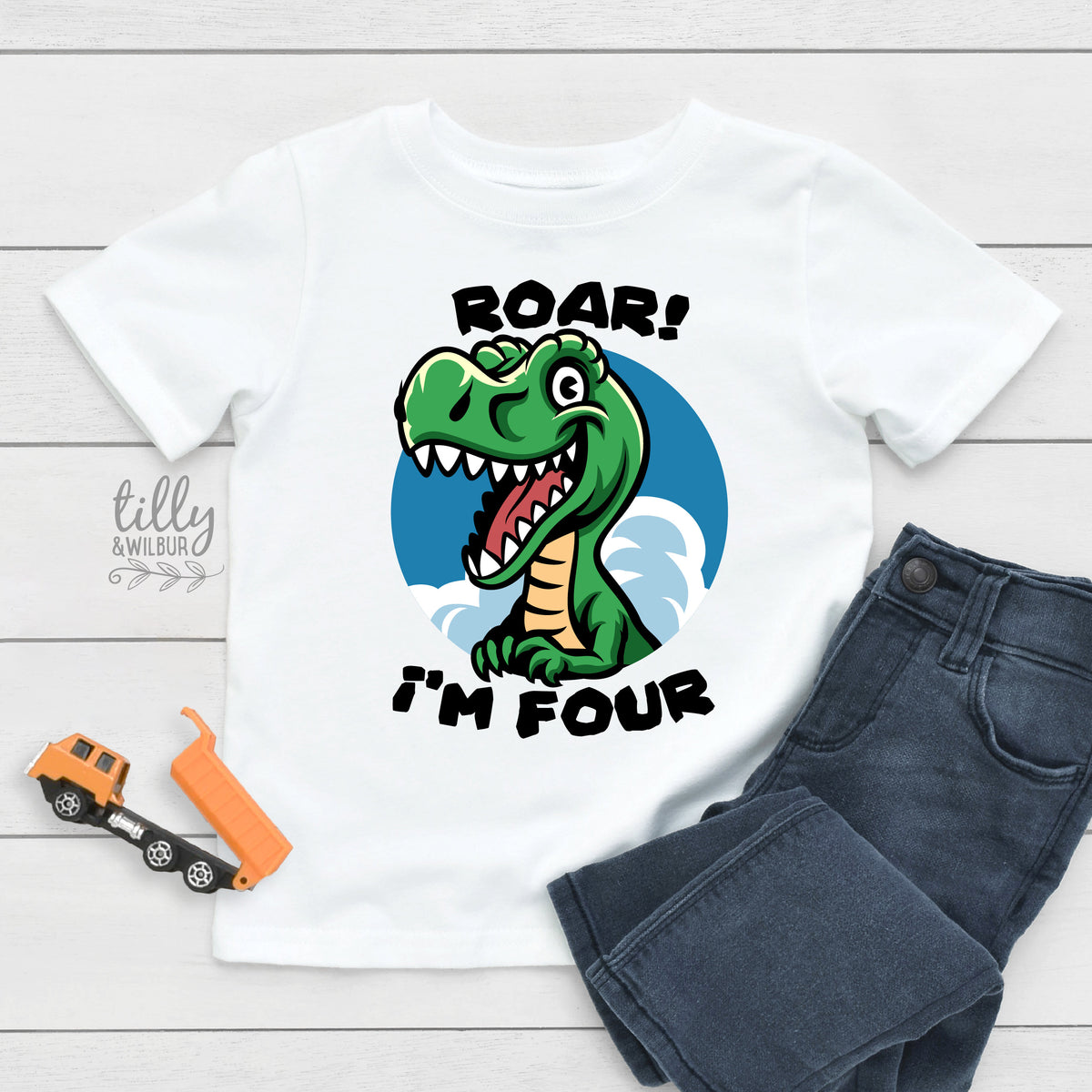 Roar I'm 4, Roar I'm Four, 4th Birthday Boy, 4th Birthday T-Shirt , Dinosaur Birthday Shirt, T-Rex Shirt, Dinosaur Birthday, T-Rex Birthday
