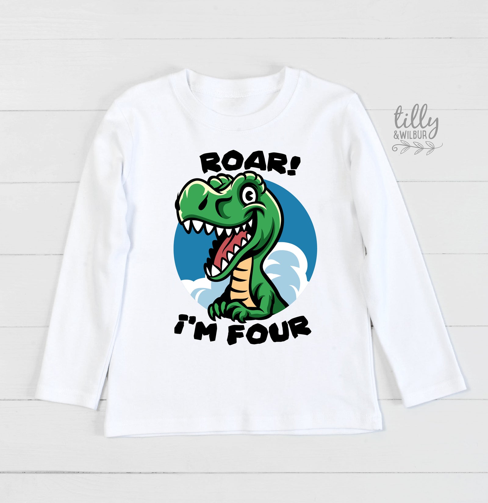 Roar I'm 4, Roar I'm Four, 4th Birthday Boy, 4th Birthday T-Shirt , Dinosaur Birthday Shirt, T-Rex Shirt, Dinosaur Birthday, T-Rex Birthday