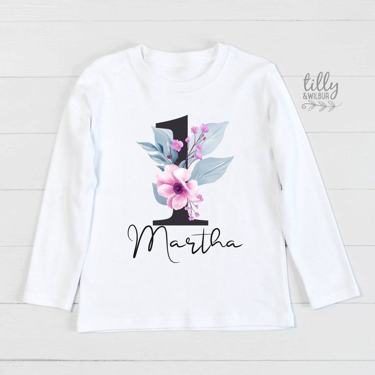 Personalised 1st Birthday T-Shirt, Girls First Birthday T-Shirt, 1st Birthday Gift, First Birthday Gift, Personalised Girls 1st Birthday Tee