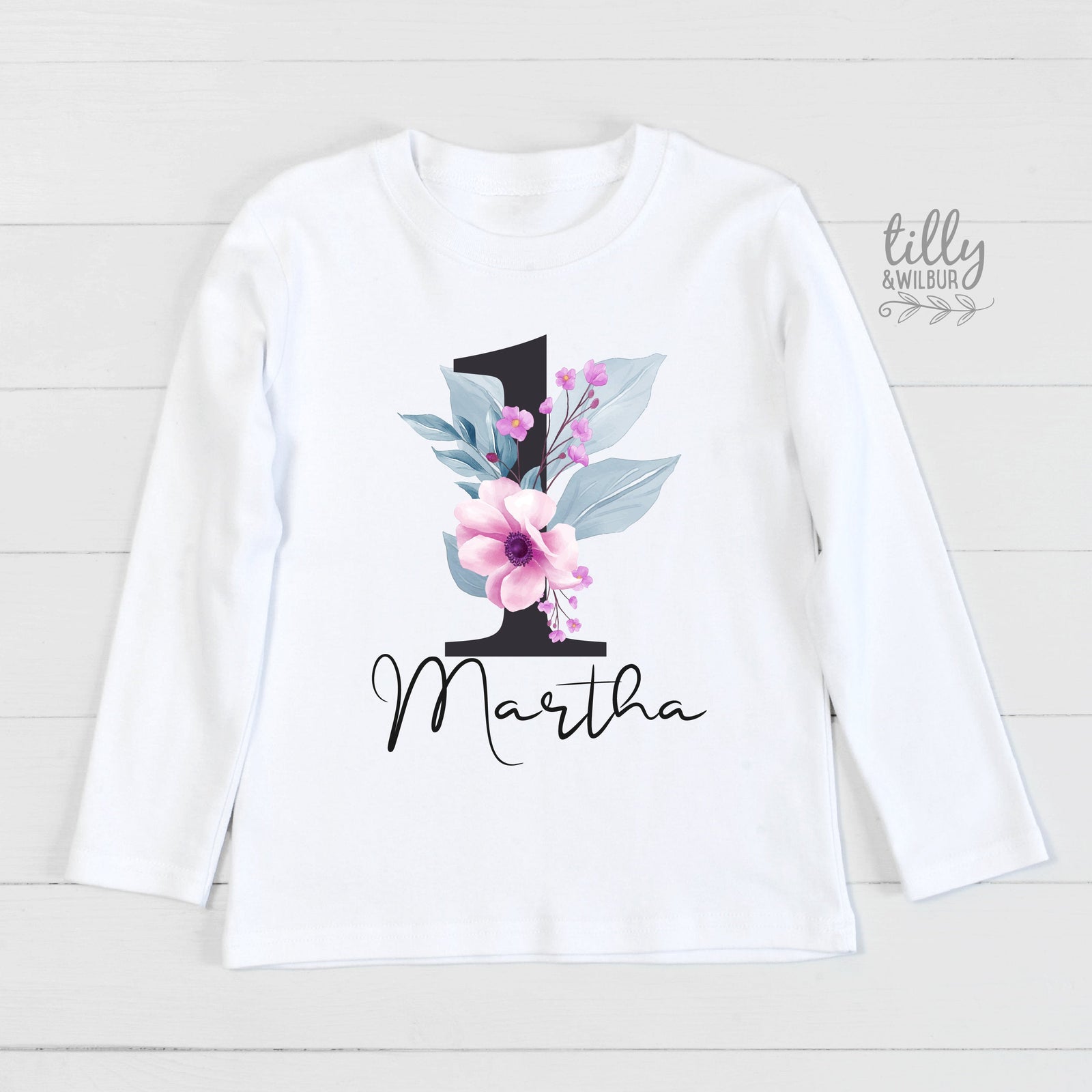 Personalised 1st Birthday T-Shirt, Girls First Birthday T-Shirt, 1st Birthday Gift, First Birthday Gift, Personalised Girls 1st Birthday Tee