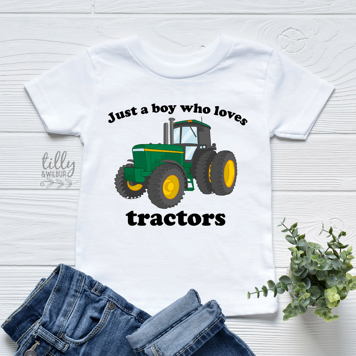 Just a Boy Who Loves Tractors T-Shirt, Tractor T-Shirt, I Love Tractors T-Shirt, Farm Life, Tractor Lover Gift, Tractor Shirt, Farmer Shirt