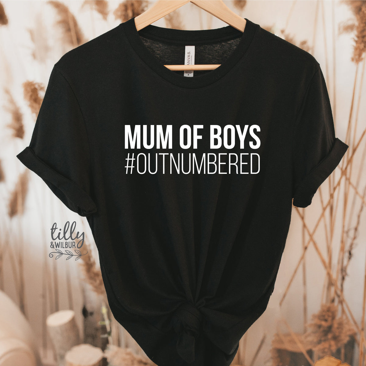 Mum Of Boys #Outnumbered T-Shirt, Mother's Day T-Shirt, Mother's Day Gift, Mum Of Songs, Mum Gift, Mum T-Shirt, Funny Mum T-Shirt, Mom Of