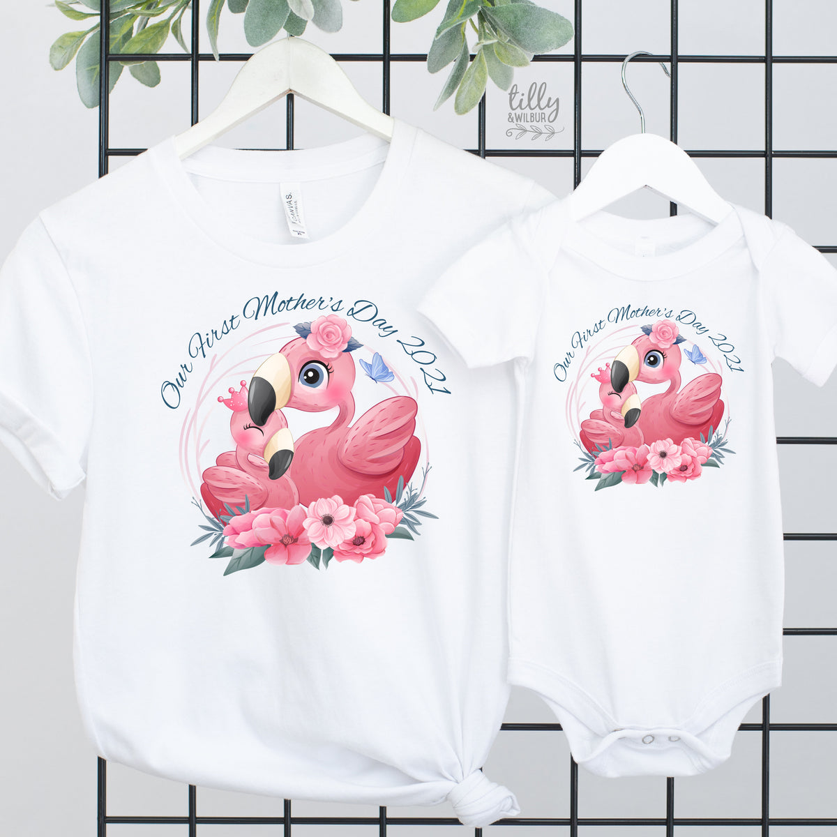 Our First Mother's Day 2021 Matching Outfits, Mother And Baby Mother's Day T-Shirts, Mothers Day Gift, Mummy & Me, 1st Mother's Day Onesies®