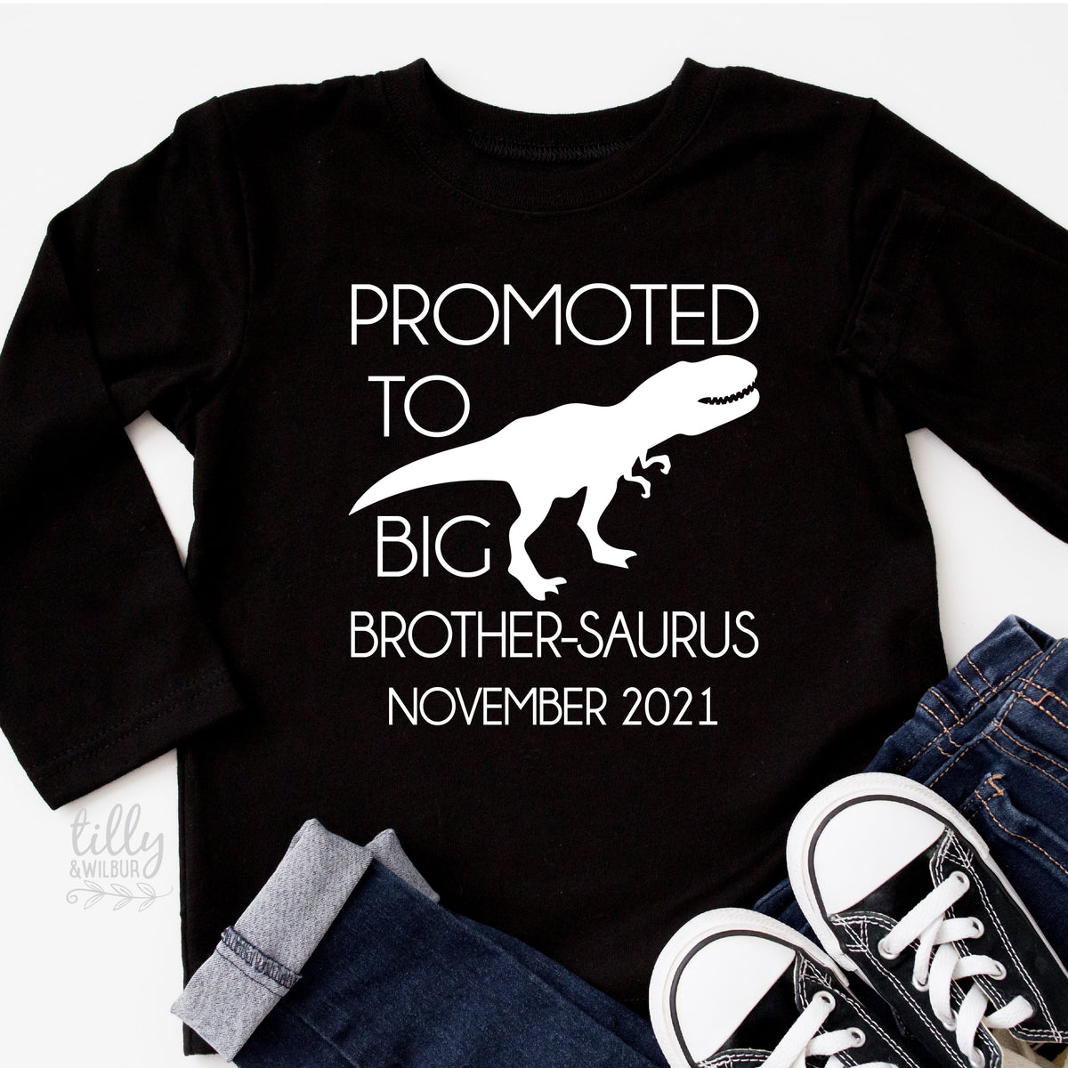 Promoted To Big Brother-Saurus Dinosaur T-Shirt For Boys, Big Brother Shirt, I'm Going To Be A Big Brother, Pregnancy Announcement, Dinosaur