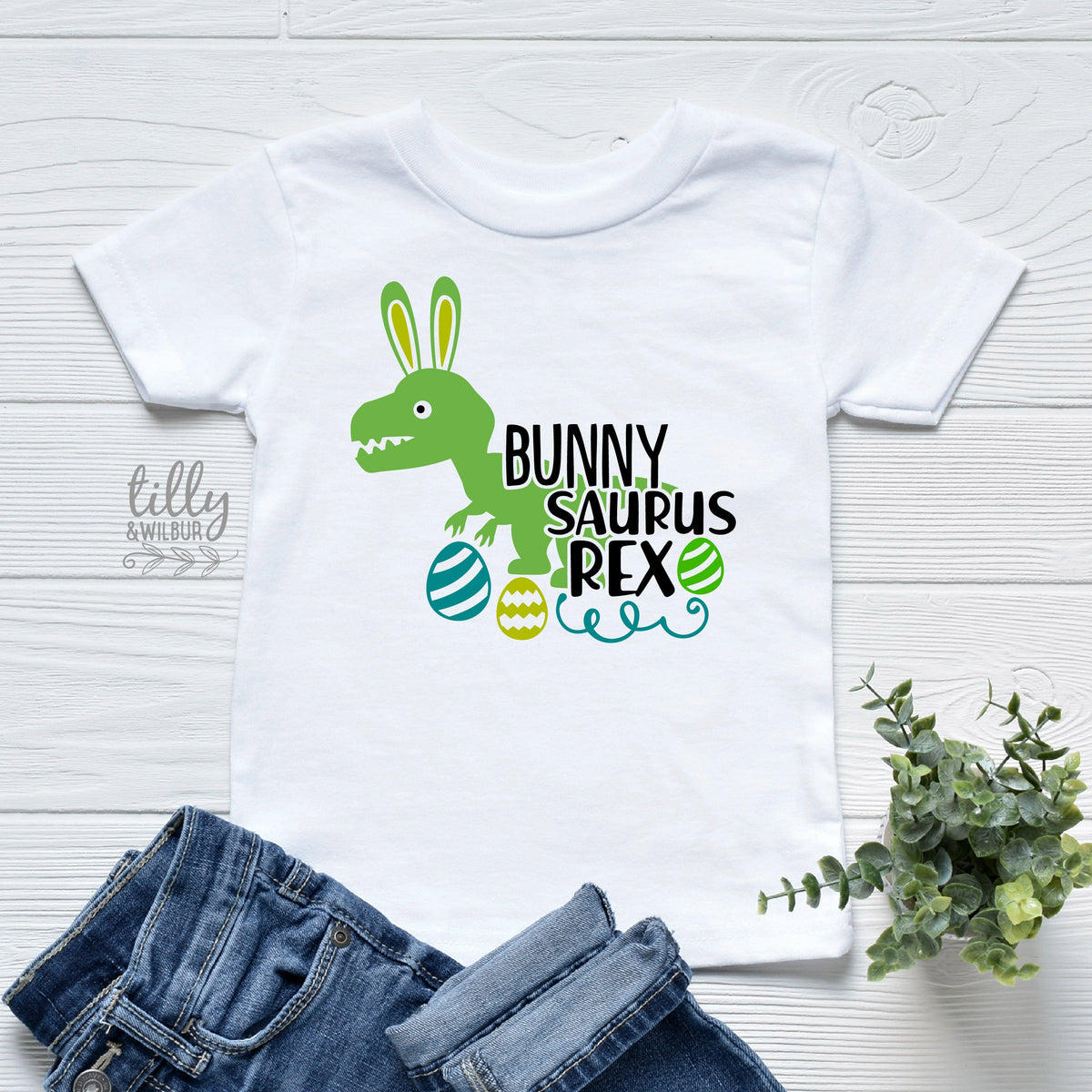 Bunnysaurus Rex T-Shirt, Dinosaur Easter T-Shirt, Easter T-Shirt, Boys Easter Gift, Bunnysaurus T-Shirt, Dinosaur Easter Gift, Bunny Saurus