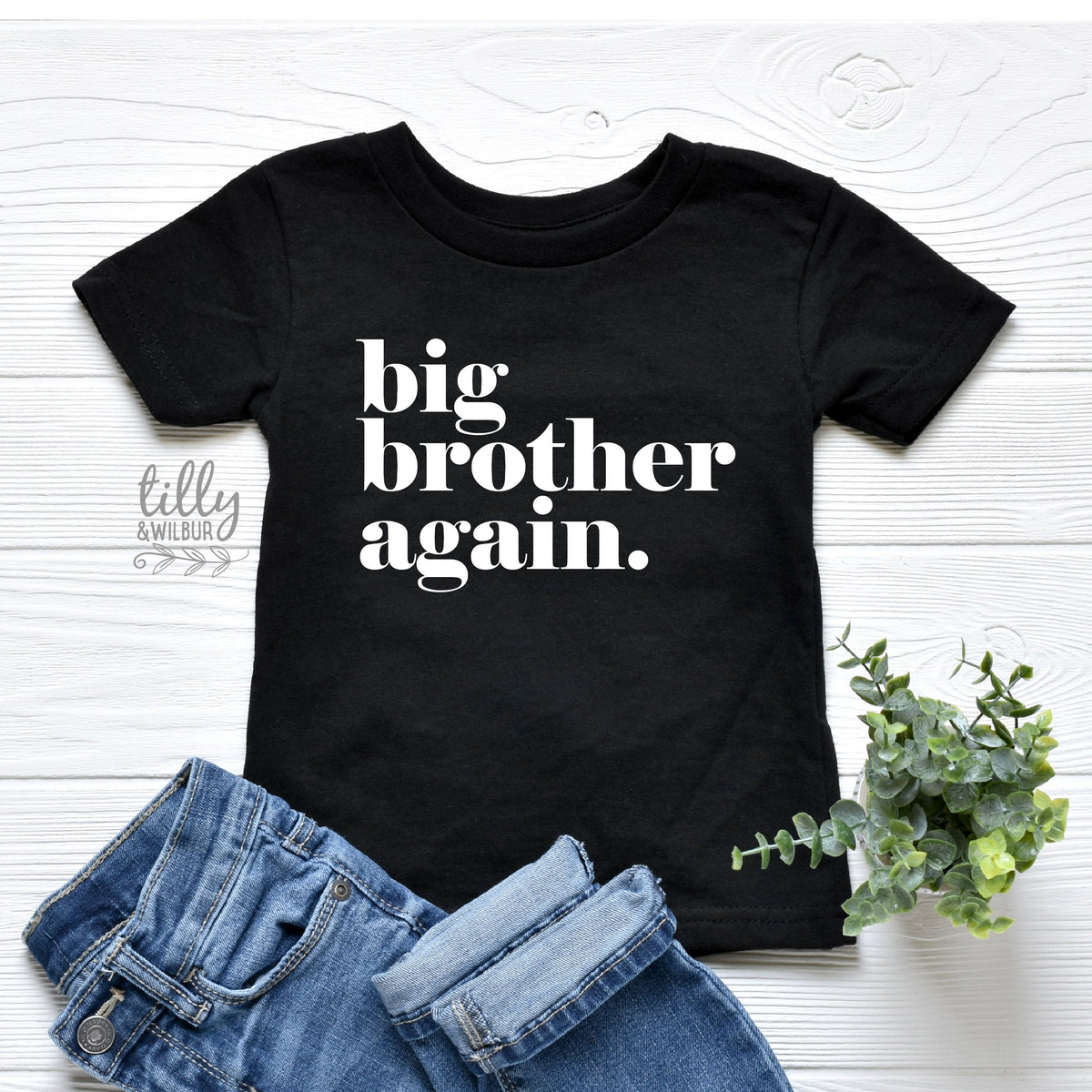 Big Brother Again T-Shirt, Promoted To Big Brother T-Shirt For Boys, Big Brother Tee, I'm Going To Be A Big Brother, Pregnancy Announcement