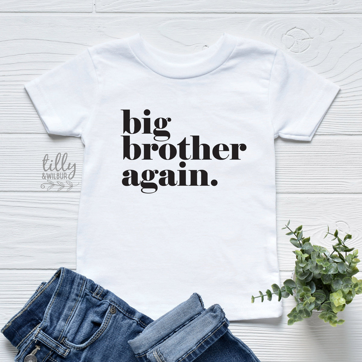 Big Brother Again T-Shirt, Promoted To Big Brother T-Shirt For Boys, Big Brother Tee, I'm Going To Be A Big Brother, Pregnancy Announcement