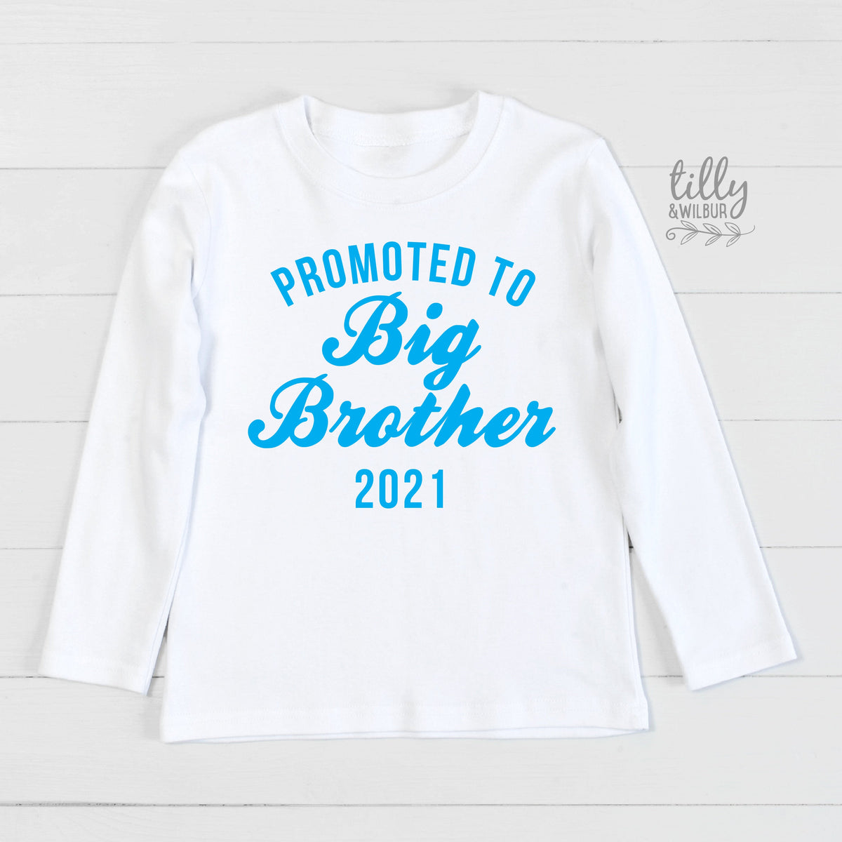 Promoted To Big Brother T-Shirt For Boys, Personalised Due Date, Big Brother Shirt, I'm Going To Be A Big Brother, Pregnancy Announcement