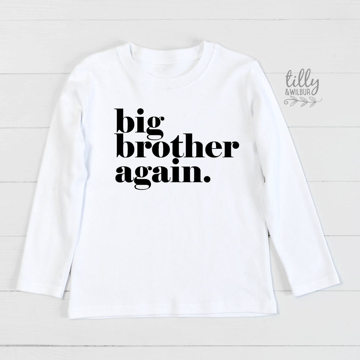 Big Brother Again T-Shirt, Promoted To Big Brother T-Shirt For Boys, Big Brother Tee, I'm Going To Be A Big Brother, Pregnancy Announcement