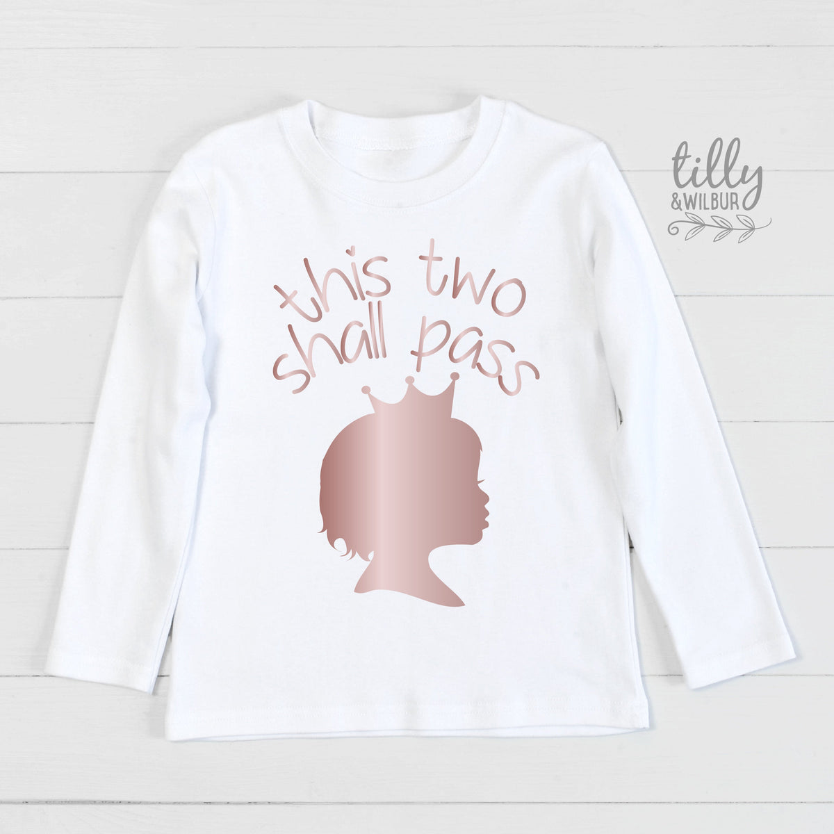 This Two Shall Pass Birthday T-Shirt, Terrible Twos Birthday T-Shirt, Two Birthday T-Shirt, 2nd Birthday Gift, Princess T-Shirt, Girls Gift
