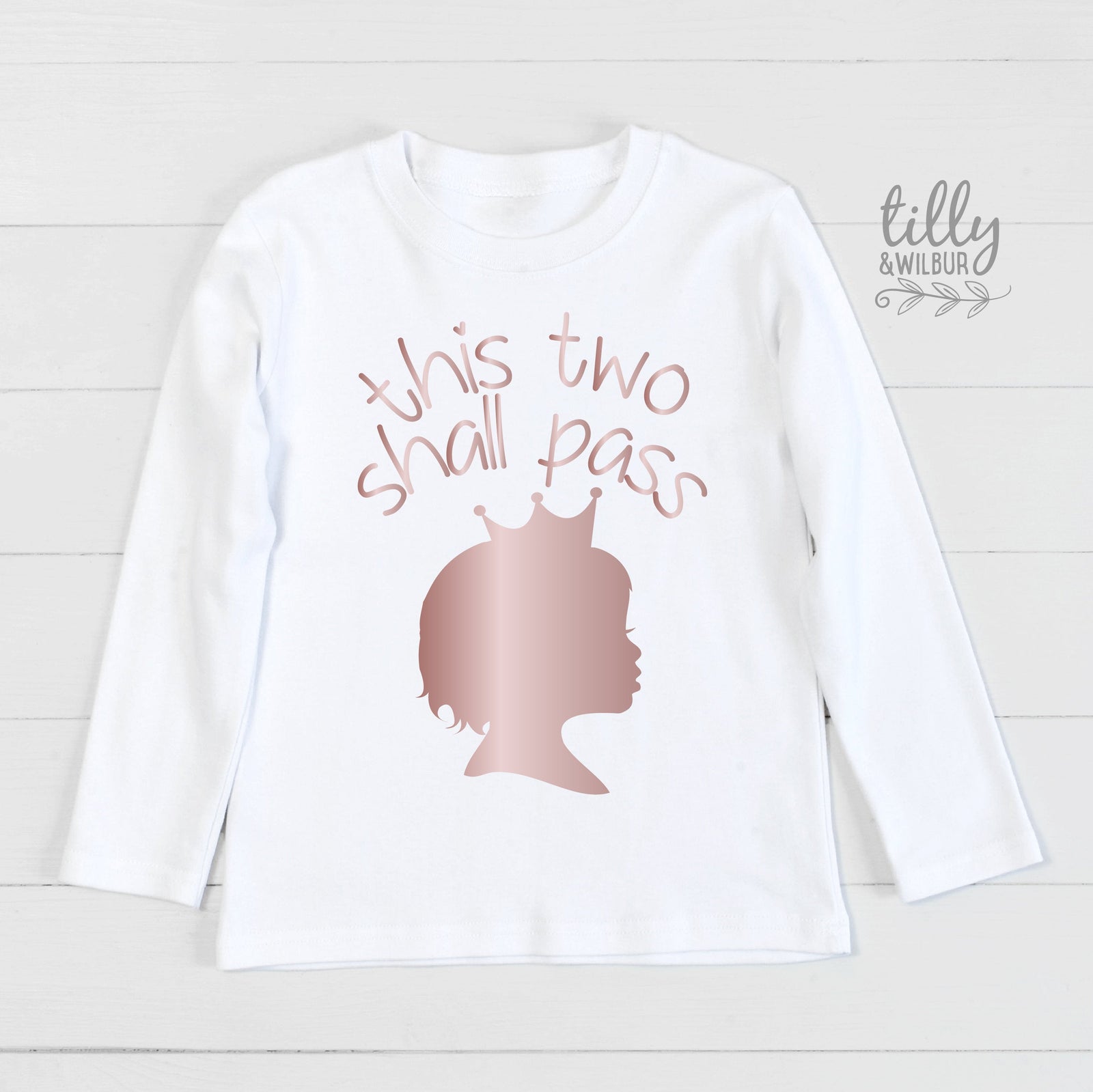 This Two Shall Pass Birthday T-Shirt, Terrible Twos Birthday T-Shirt, Two Birthday T-Shirt, 2nd Birthday Gift, Princess T-Shirt, Girls Gift