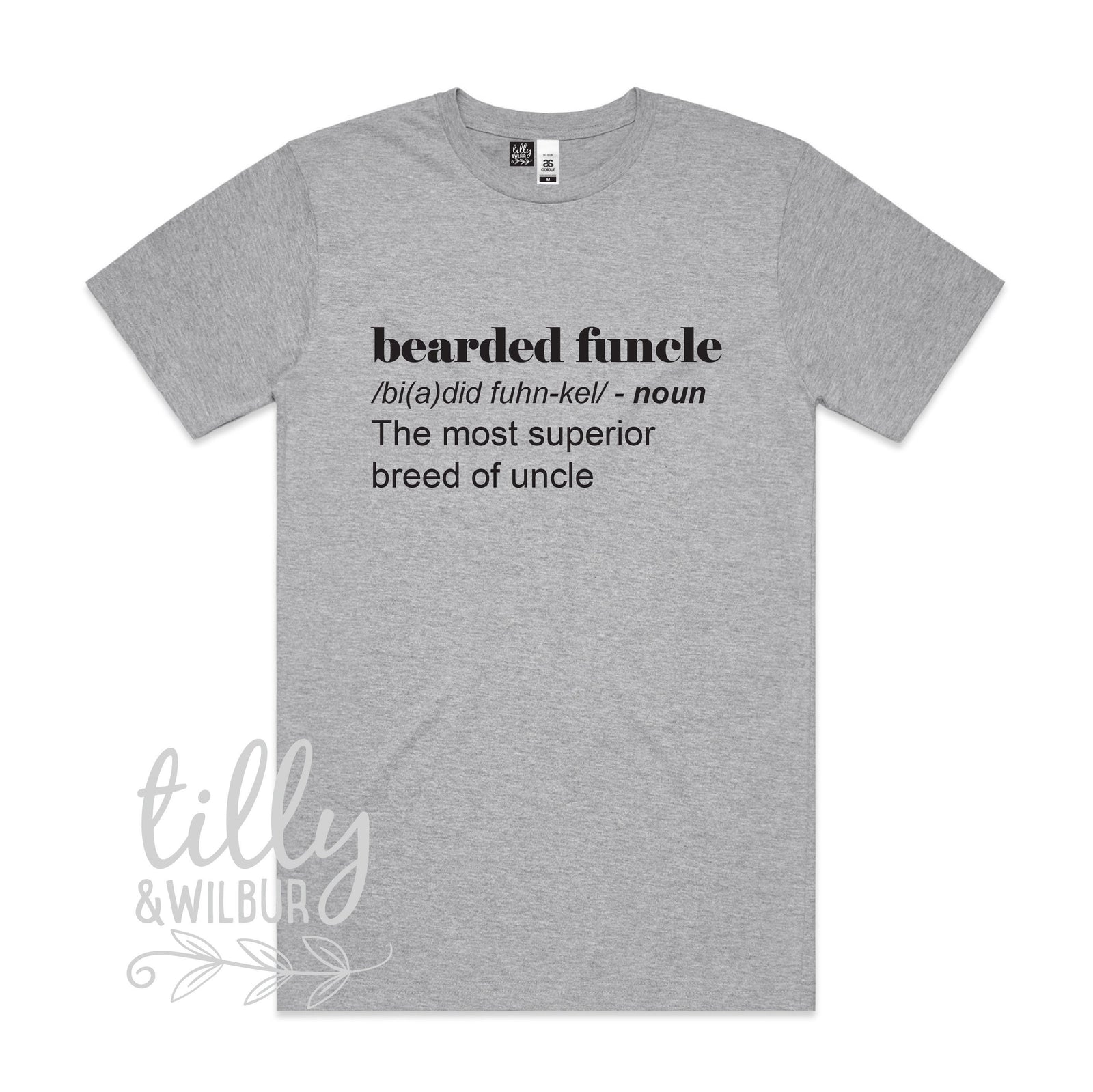 Bearded Uncle T-Shirt, The Most Superior Breed Of Uncle, Just Like A Normal Uncle Only Way Cooler T-Shirt, Funny Uncle Gift, Uncle Christmas