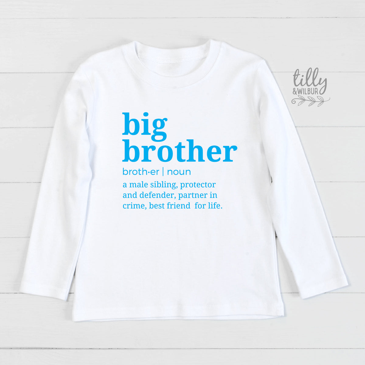 Big Brother Definition T-Shirt, I'm Going To Be A Big Brother, Pregnancy Announcement T-Shirt, Big Bro Gift, Sibling T-Shirt, Boys Clothing