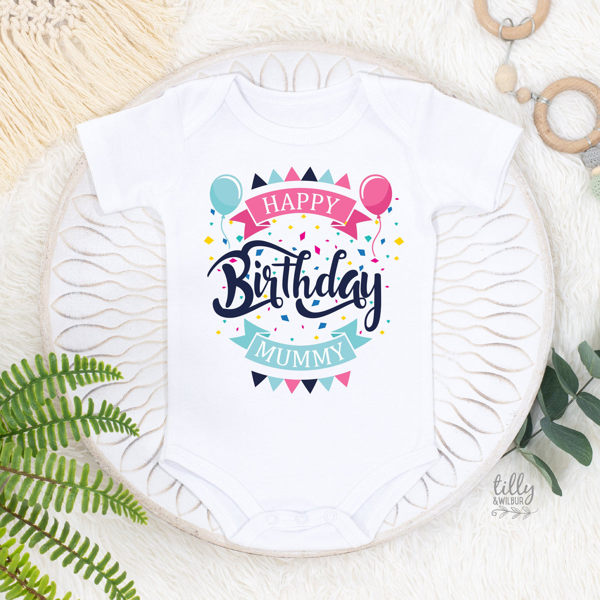 Happy Birthday Mummy Onesies®, Happy Birthday Mummy Bodysuit, Mummy Birthday Gift, Mummy Onesies®, Happy Birthday Mum, Mummy Birthday Gift