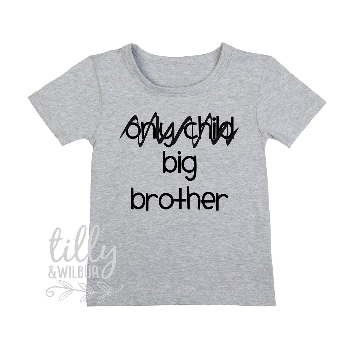 Only Child Big Brother T-Shirt For Boys, Future Big Brother T-Shirt For Boys, Big Brother Announcement Gift, Pregnancy Announcement Shirt