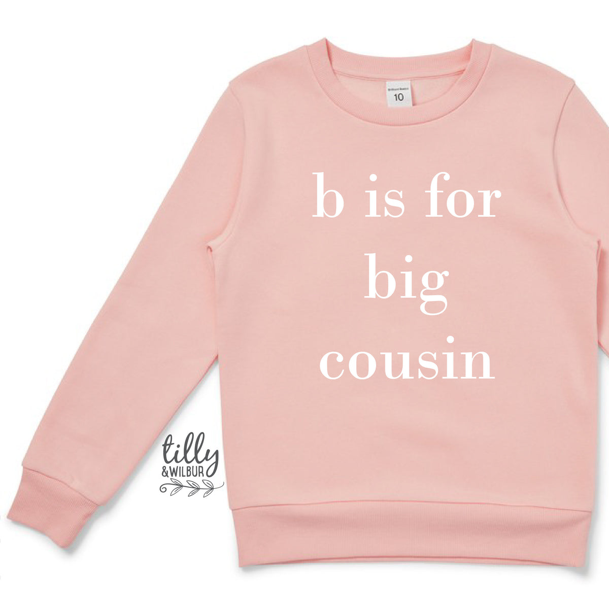 B Is For Big Cousin Jumper, Big Cousin Announcement, Big Cousin Gift, Pregnancy Announcement Shirt, Cousin Sweatshirt, Big Cousin Sweatshirt